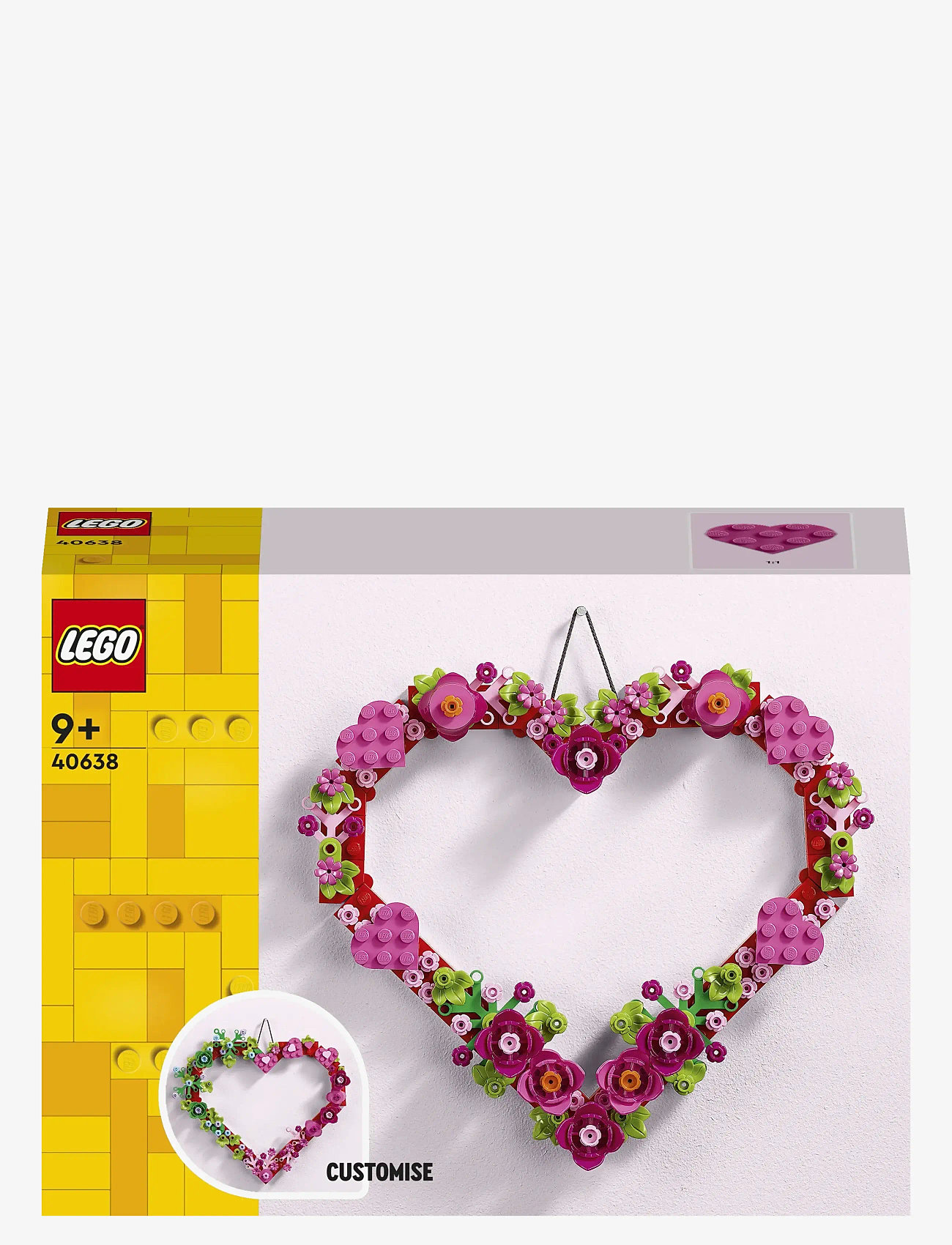 LEGO - Heart Ornament Home Decor 40638 - lego art - multi - 4