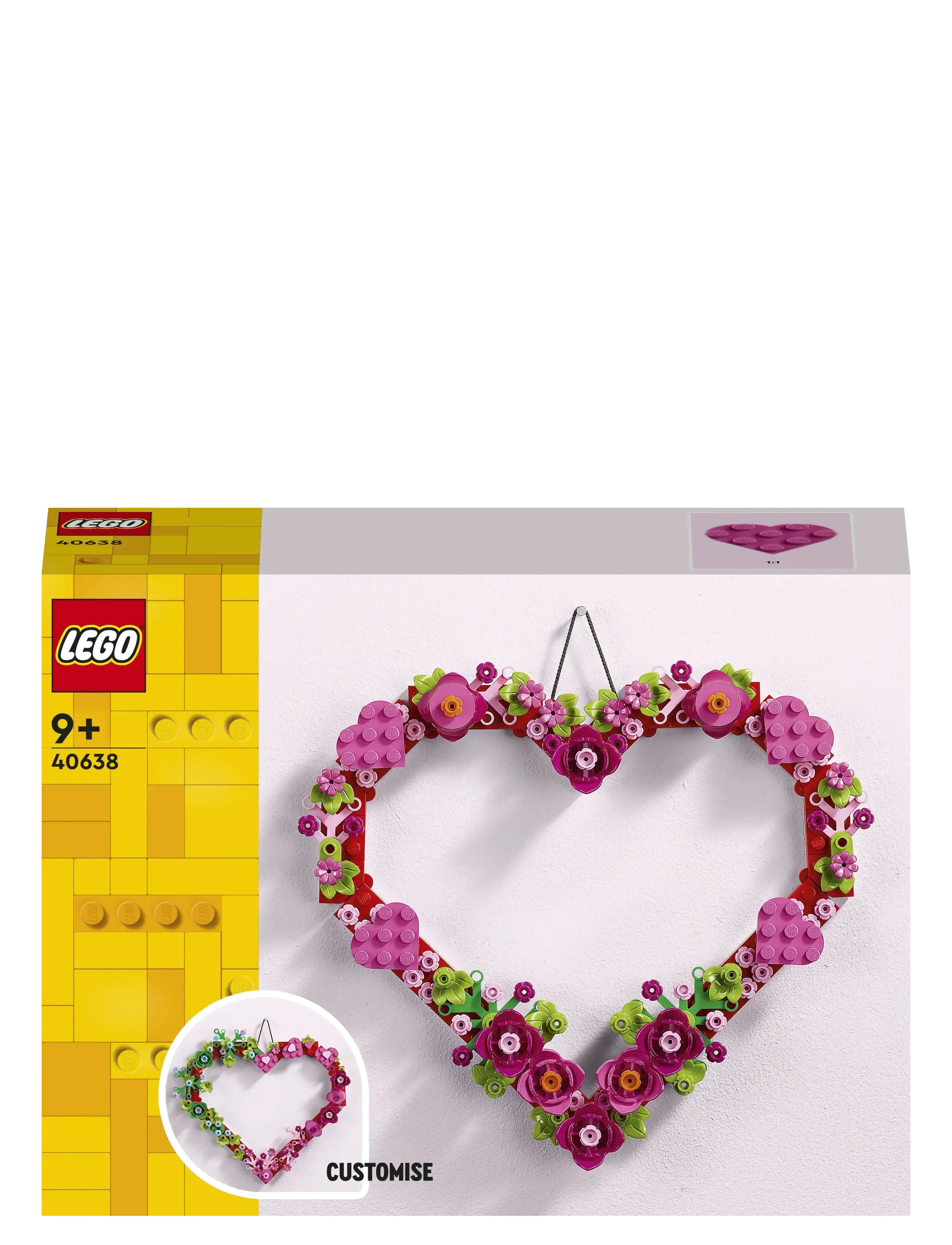 LEGO Heart Ornament Home Decor 40638 (LGO40638) - LEGO® ART