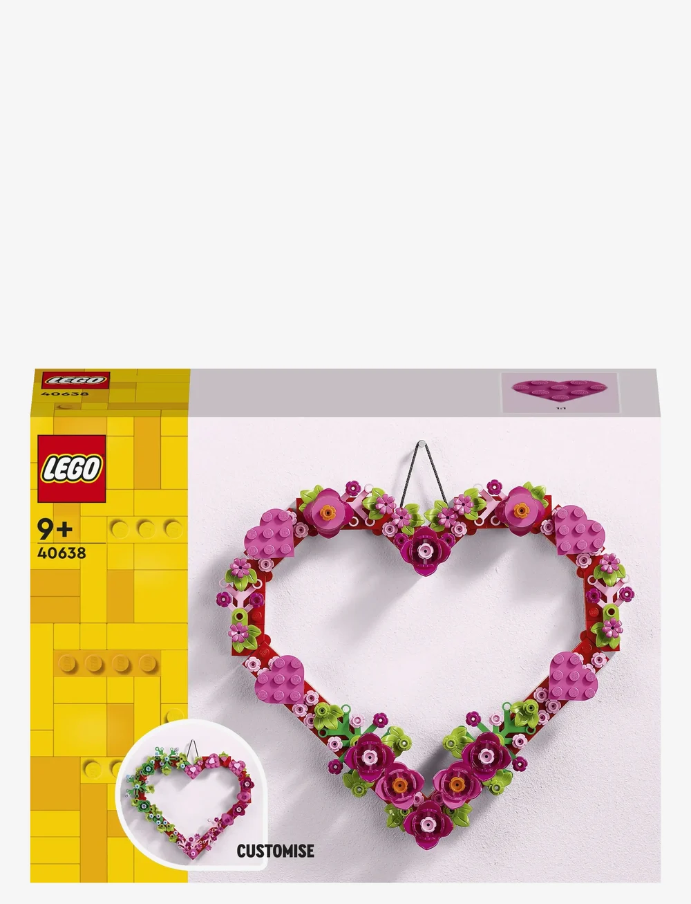 LEGO - Heart Ornament Home Decor 40638 - lego art - multi - 4