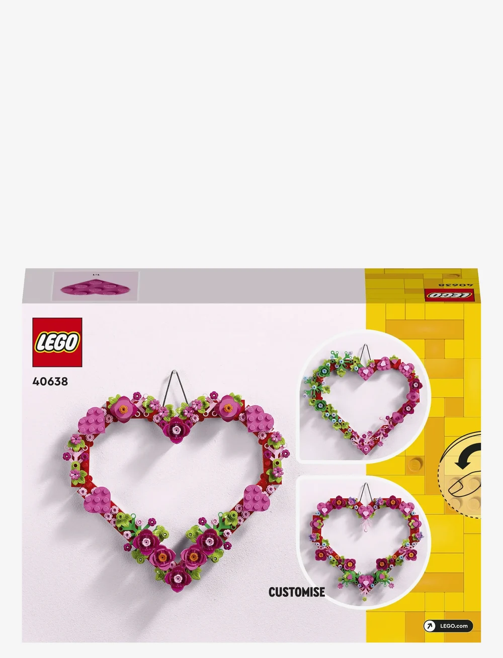LEGO - Heart Ornament Home Decor 40638 - lego art - multi - 5