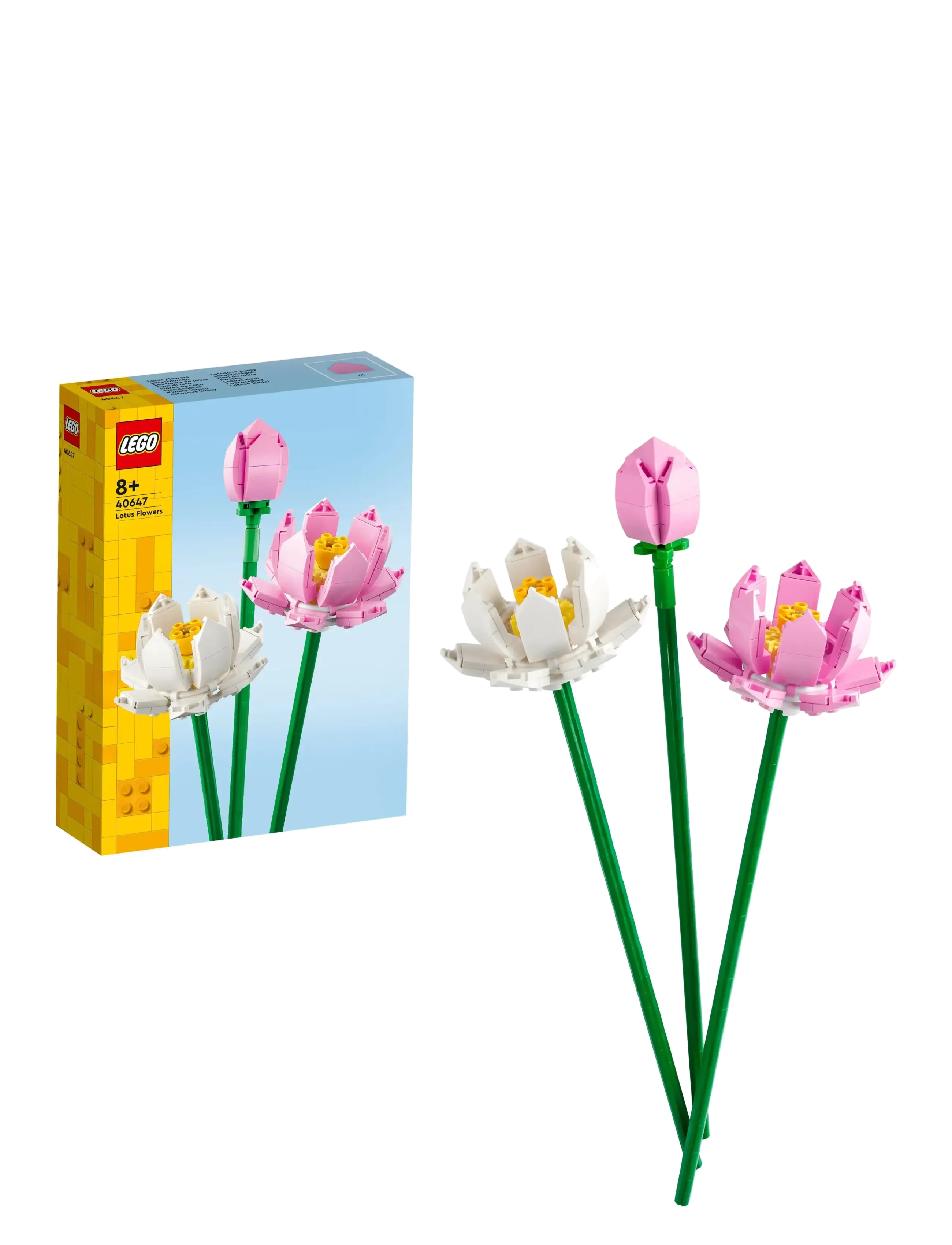Lotus Flowers 40647 Building Toy Set for Ages 8+ - MULTI