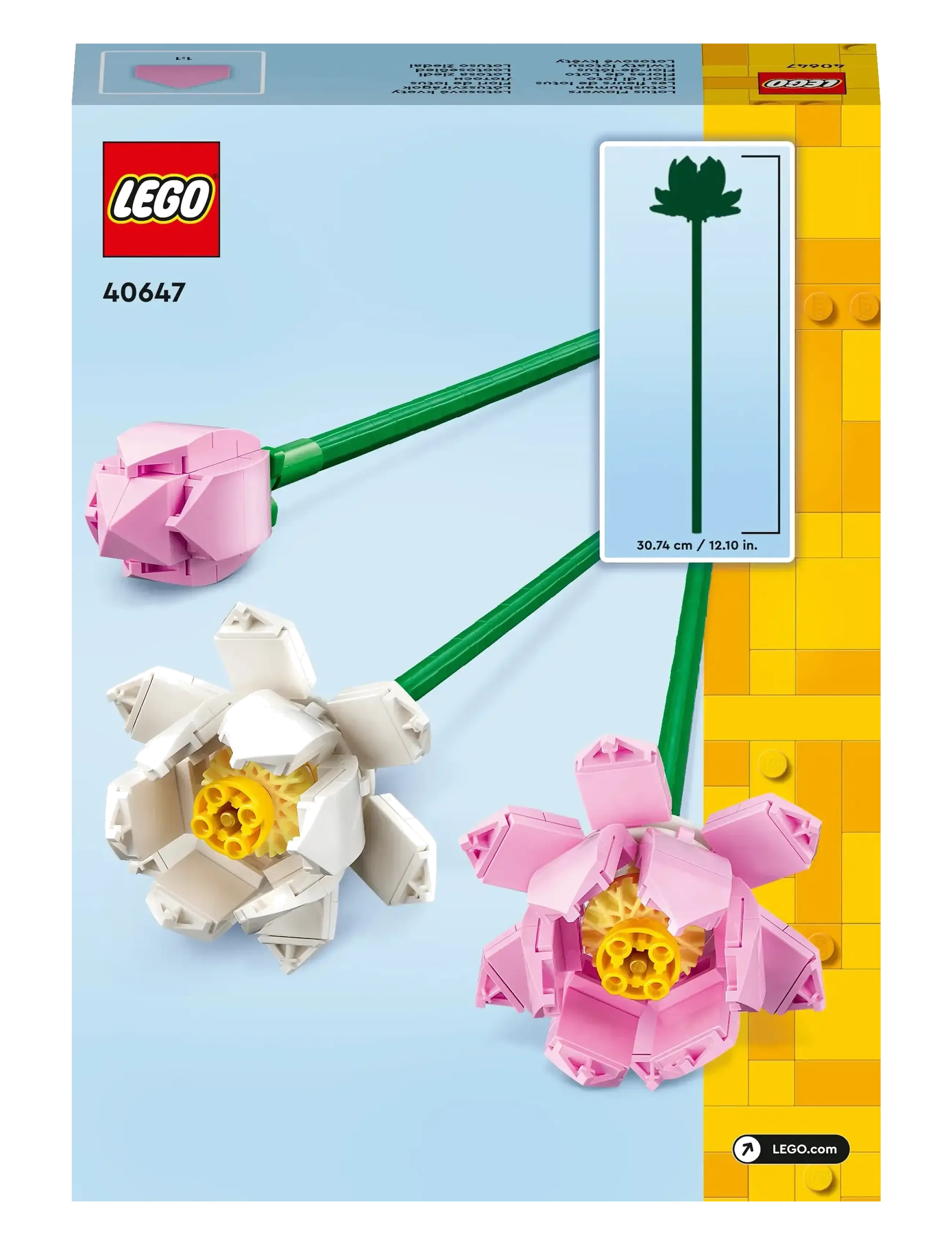 LEGO - Lotus Flowers 40647 Building Toy Set for Ages 8+ - die niedrigsten preise - multi - 5
