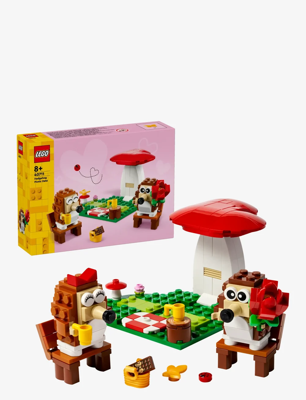 LEGO - Hedgehog Picnic Date Animal Toy Playset 40711 - lego animal crossing - multi - 0