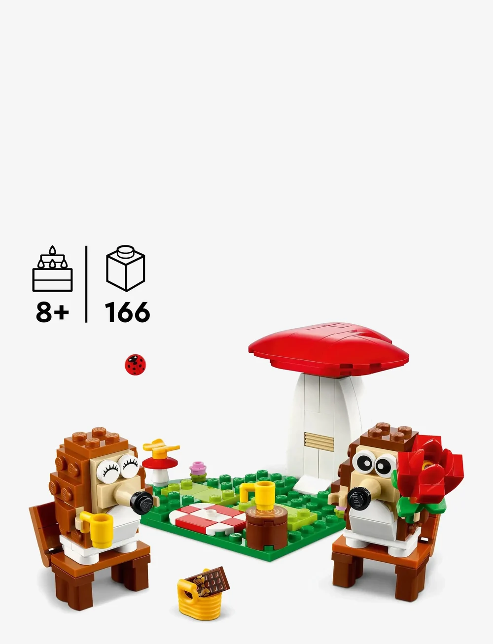 LEGO - Hedgehog Picnic Date Animal Toy Playset 40711 - lego animal crossing - multi - 1