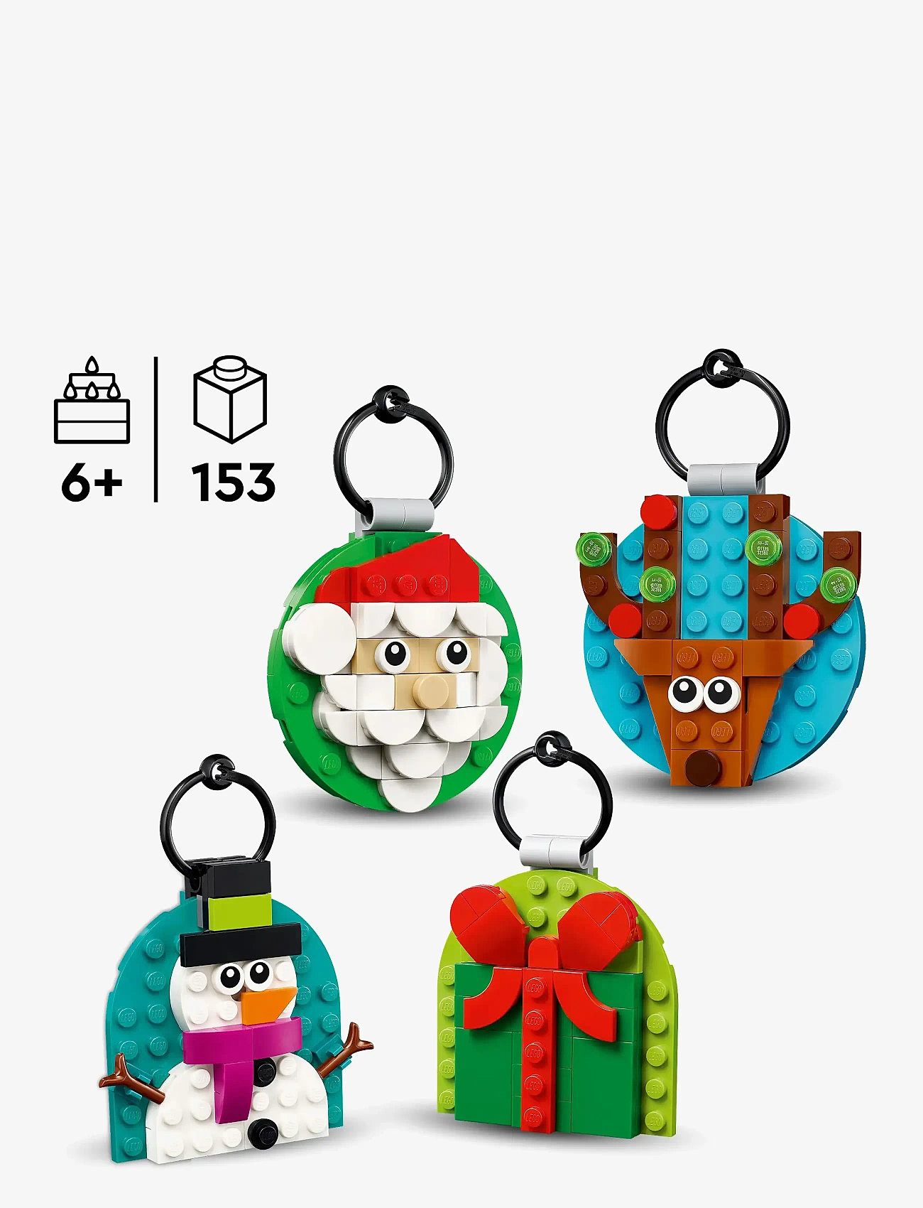 LEGO - Christmas Ornament Selection Hanging Decorations 40744 - multi - 1