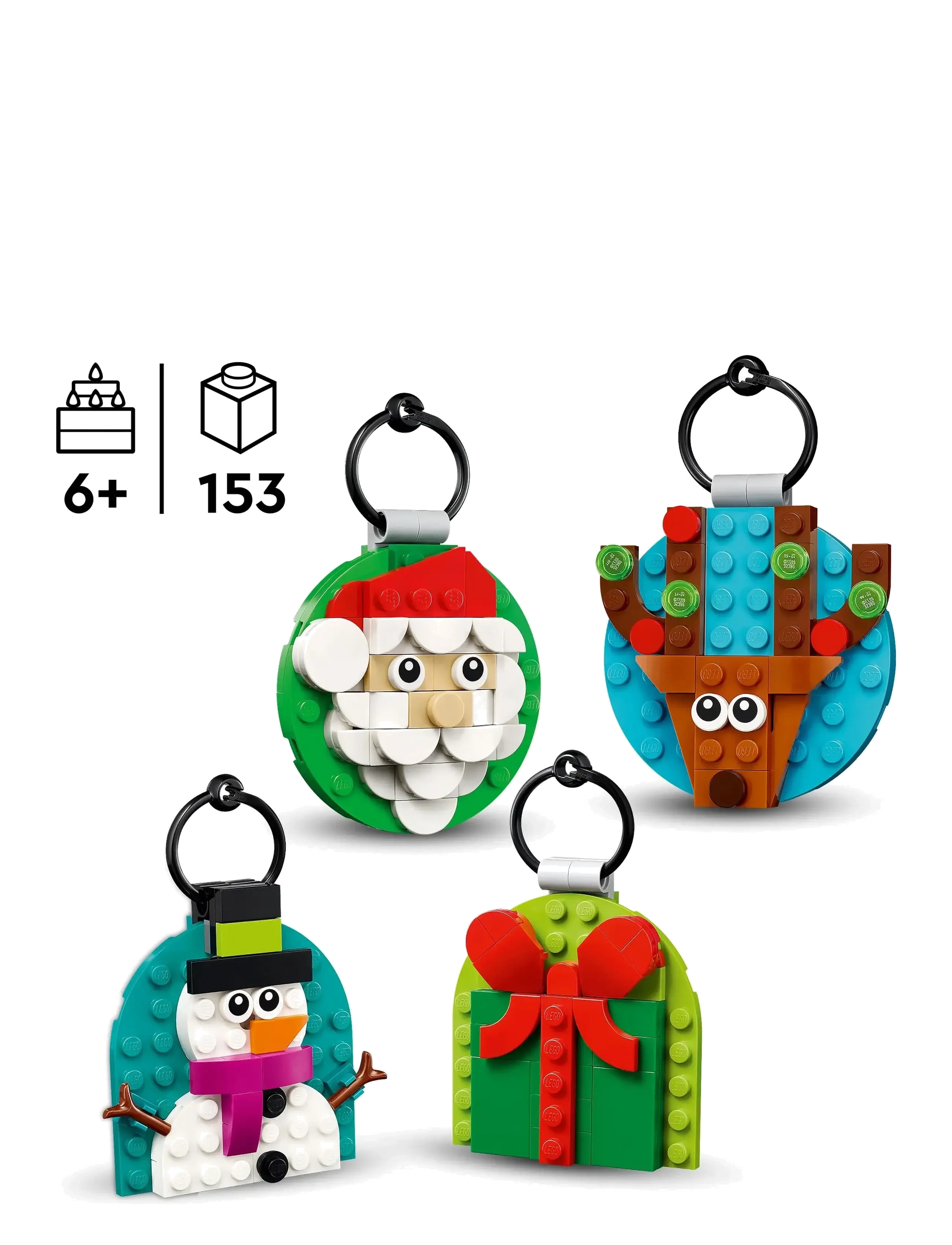 LEGO - Christmas Ornament Selection Hanging Decorations 40744 - multi - 1