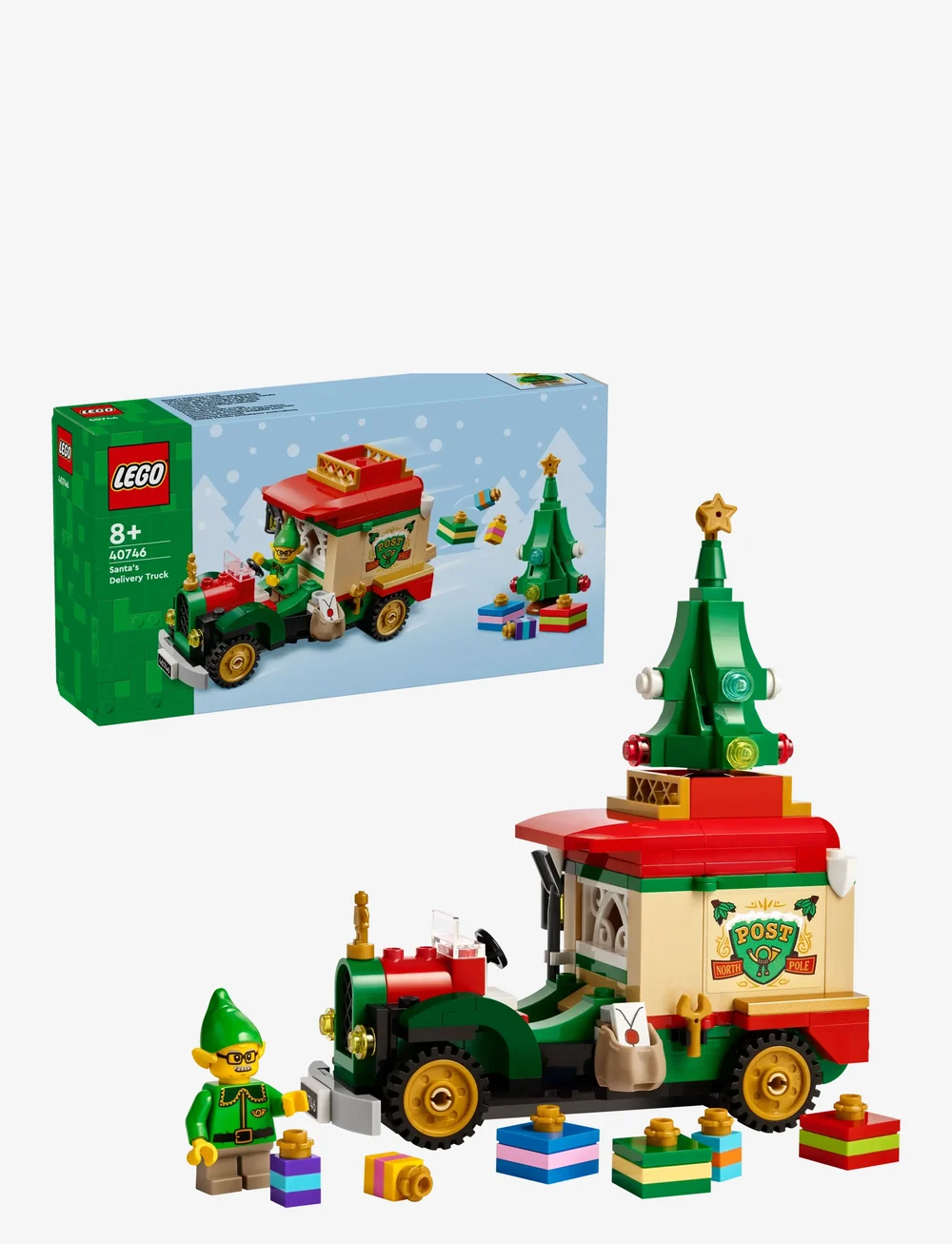 LEGO - Santa’s Delivery Truck Pretend Play Toy 40746 - multi - 0