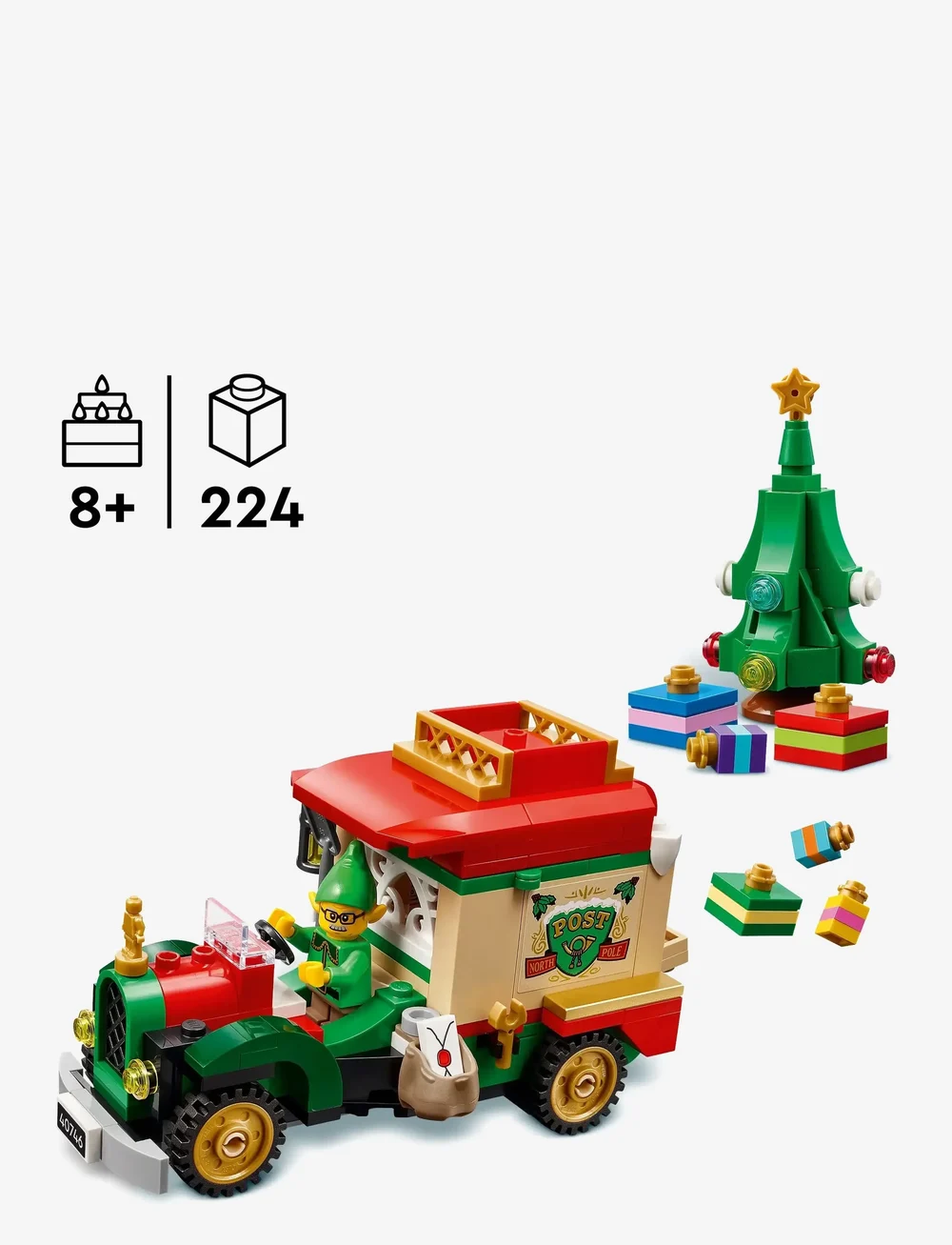 LEGO - Santa’s Delivery Truck Pretend Play Toy 40746 - multi - 1
