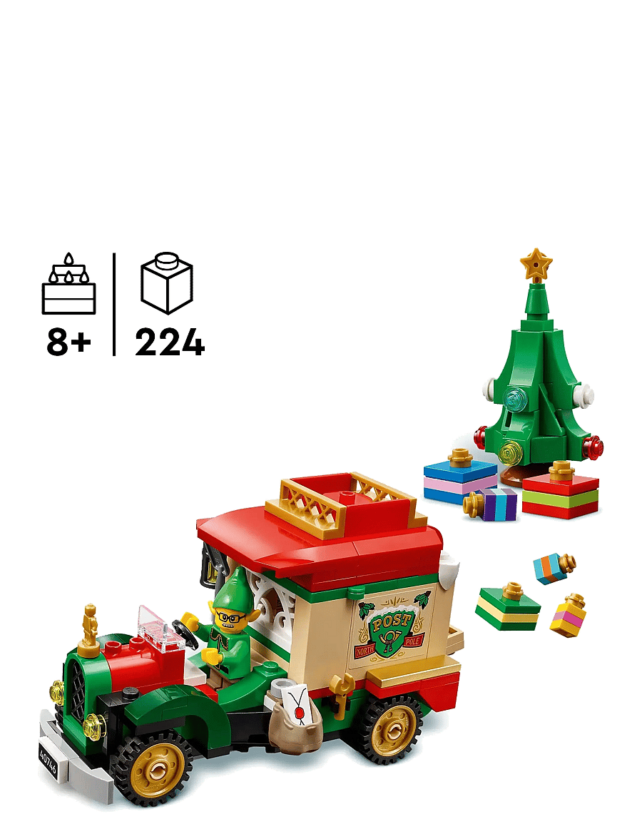 LEGO - Santa’s Delivery Truck Pretend Play Toy 40746 - multi - 1
