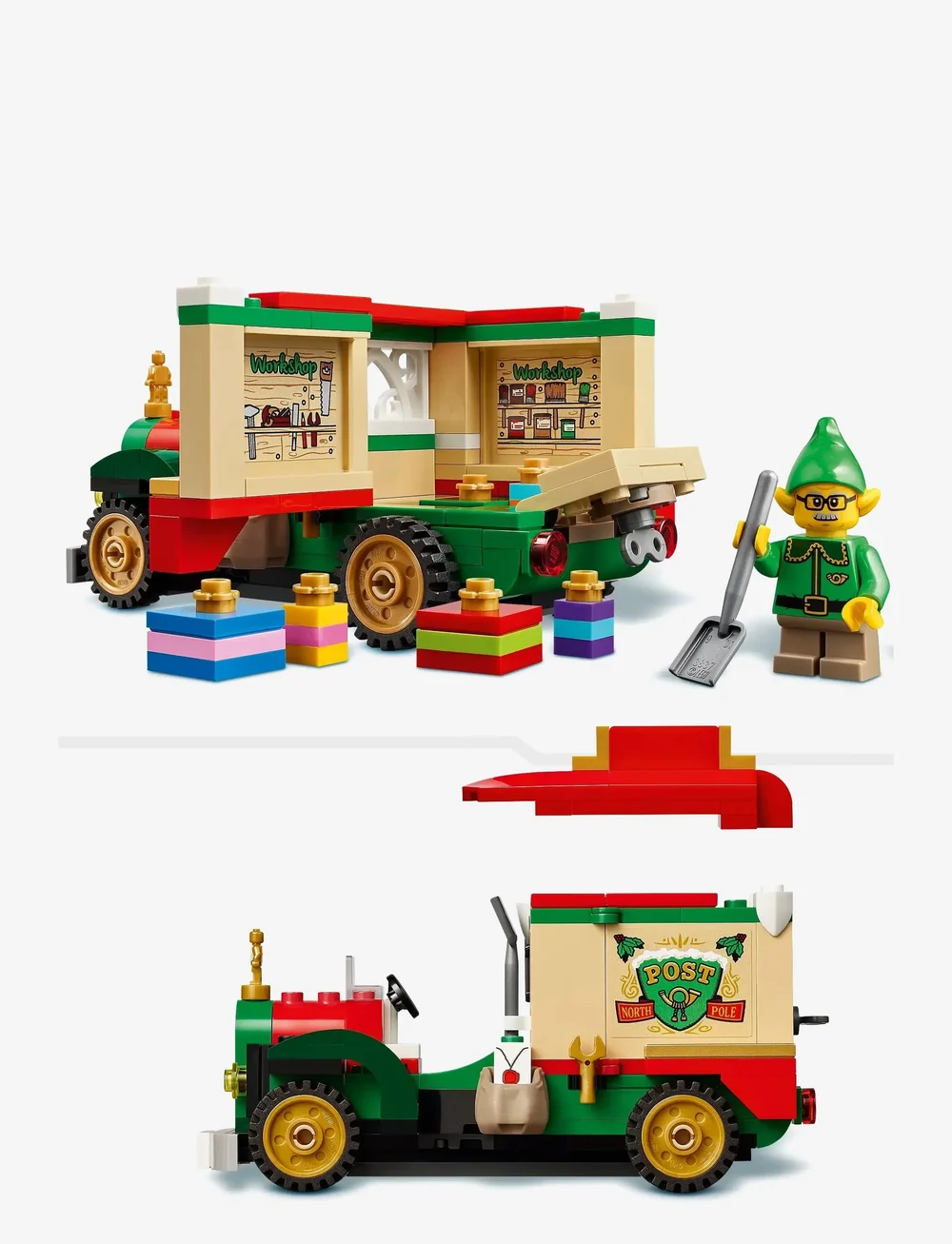 LEGO - Santa’s Delivery Truck Pretend Play Toy 40746 - multi - 5