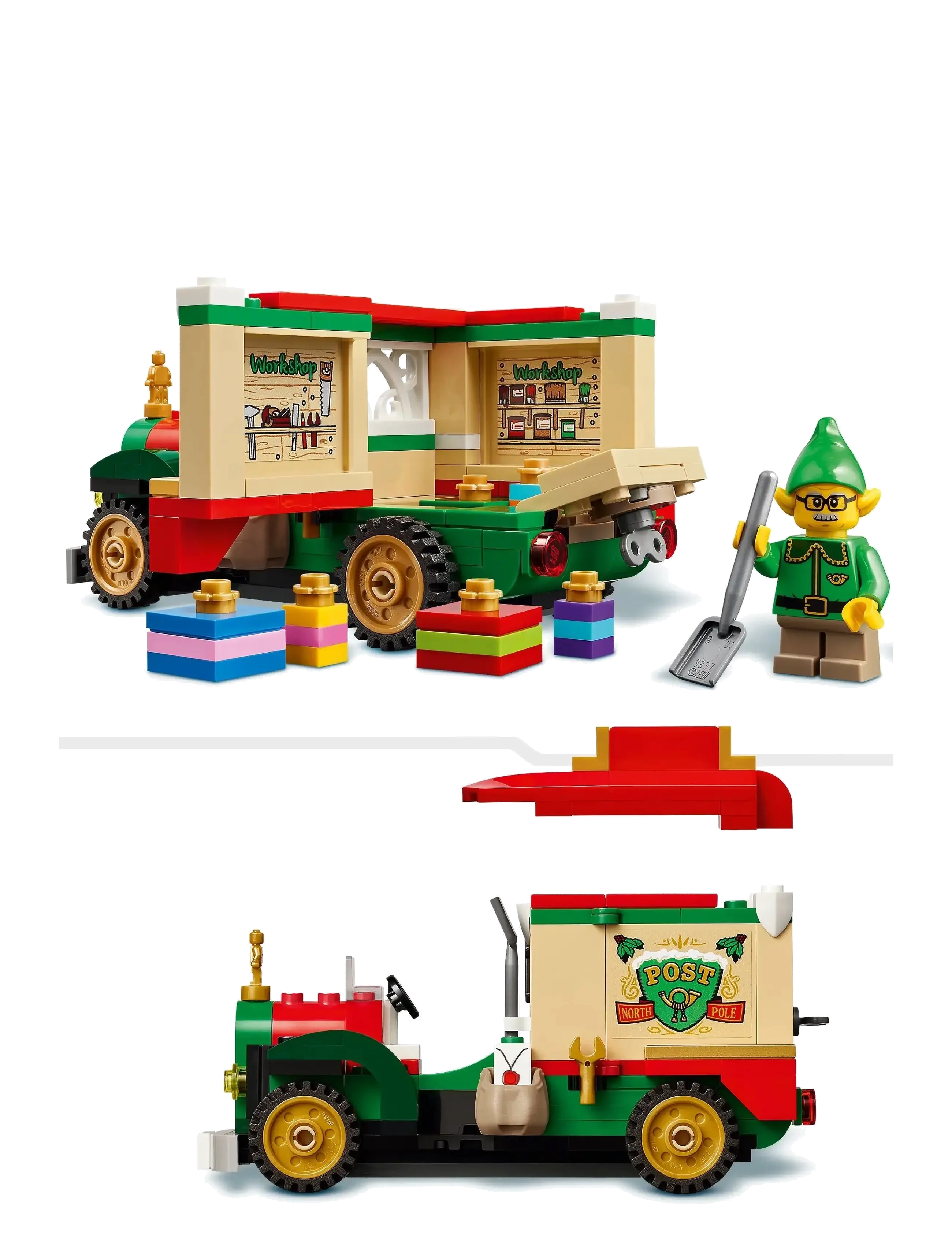 LEGO - Santa’s Delivery Truck Pretend Play Toy 40746 - multi - 5