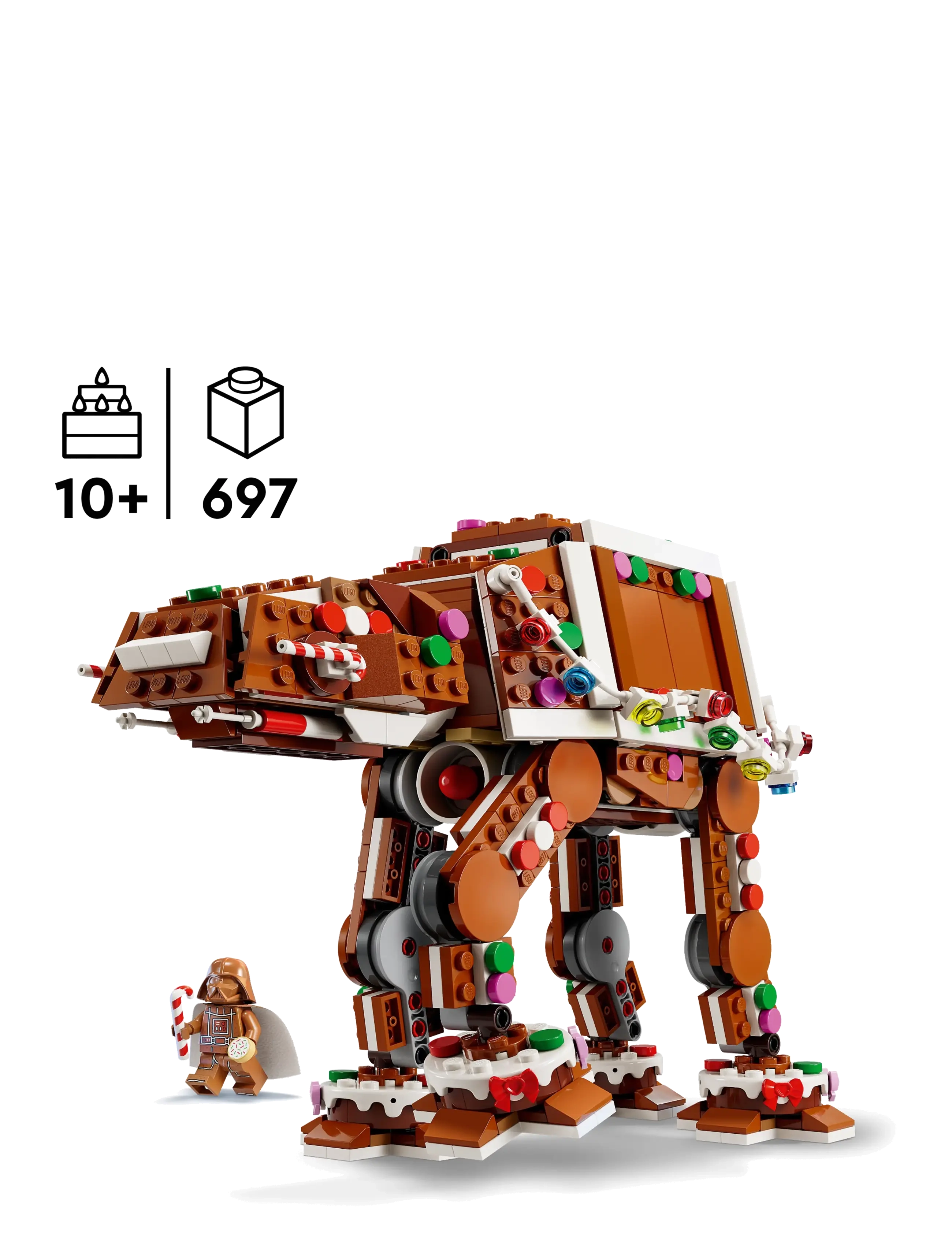 LEGO AT-AT™-ganger i honningkageversion 40806 - Fødselsdag - MULTI / brown