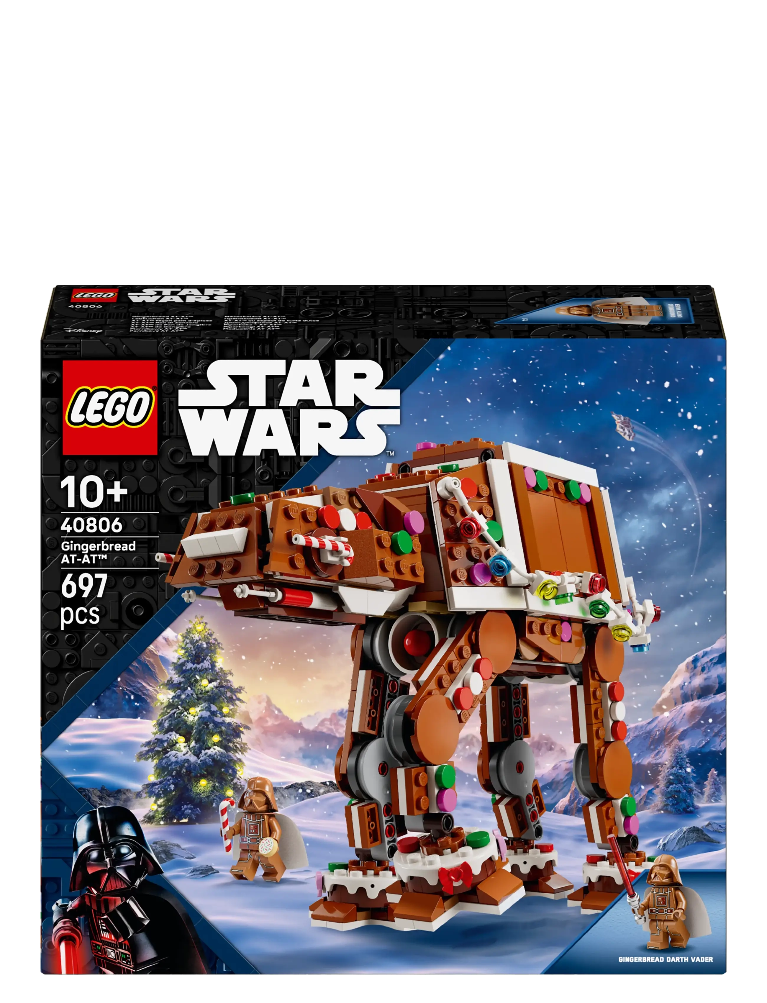 LEGO - Star Gingerbread AT-Walker, Christmas Craft Building Set 40806 - lego star wars™ - multi - 3