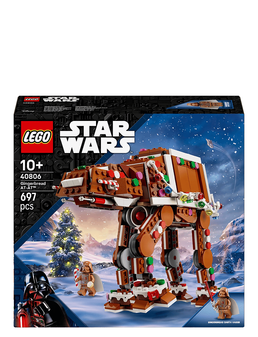 LEGO - Star Gingerbread AT-Walker, Christmas Craft Building Set 40806 - lego star wars™ - multi - 3