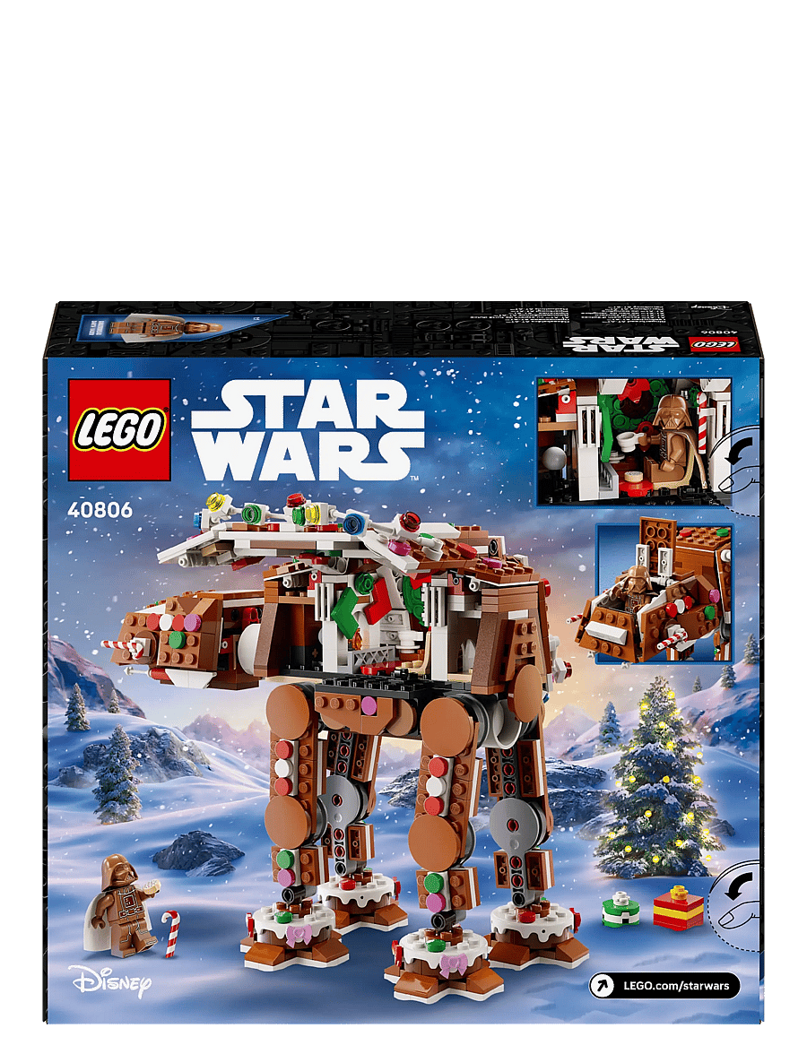 LEGO - Star Gingerbread AT-Walker, Christmas Craft Building Set 40806 - lego star wars™ - multi - 4