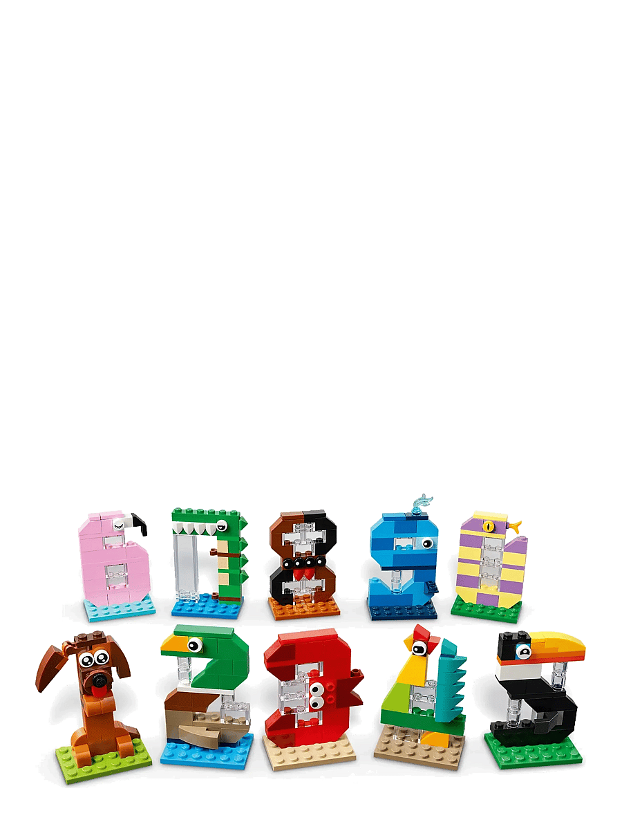 LEGO - Birthday Numbers Animal Decor 40807 - lego classic - multi - 1