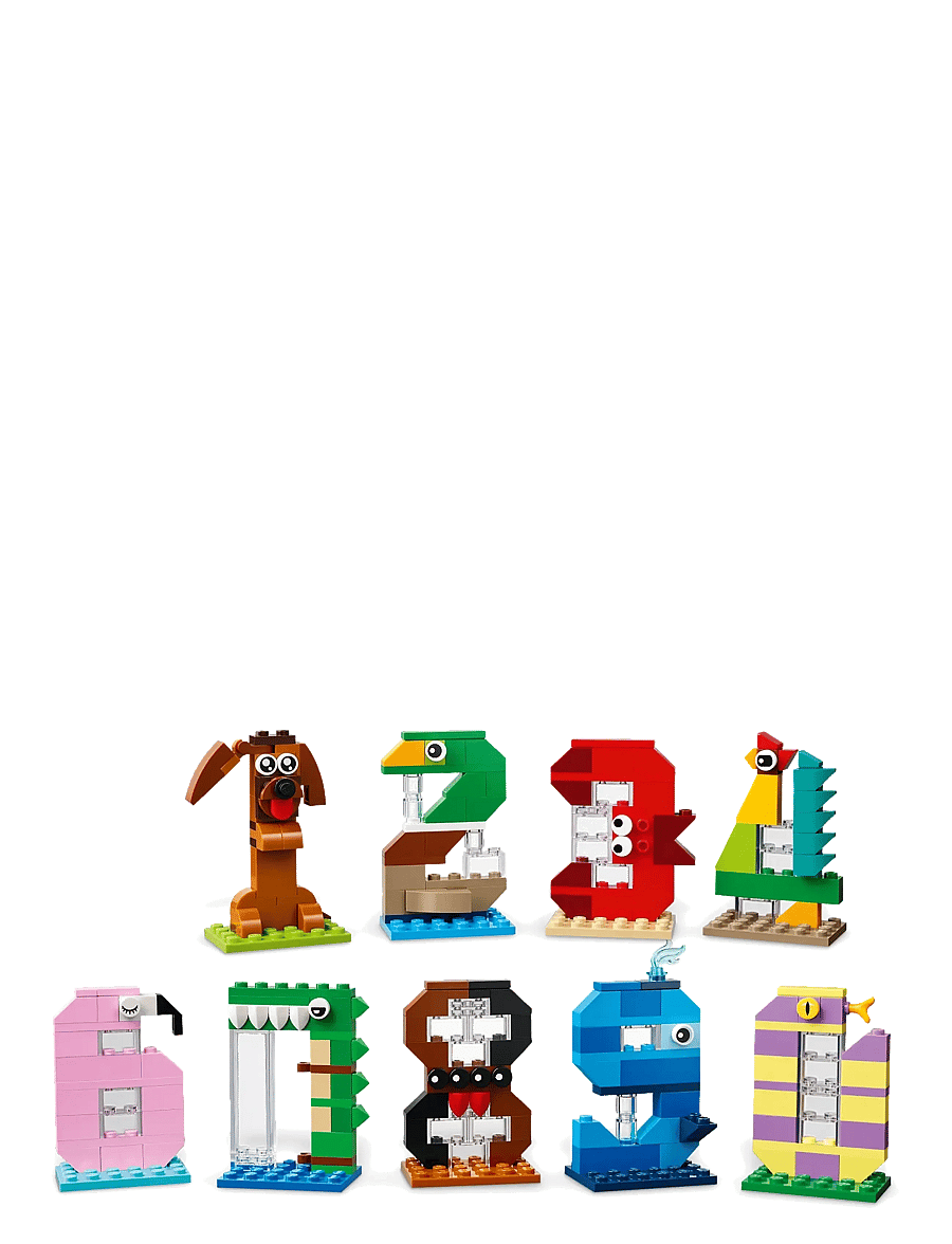 LEGO - Birthday Numbers Animal Decor 40807 - lego classic - multi - 5