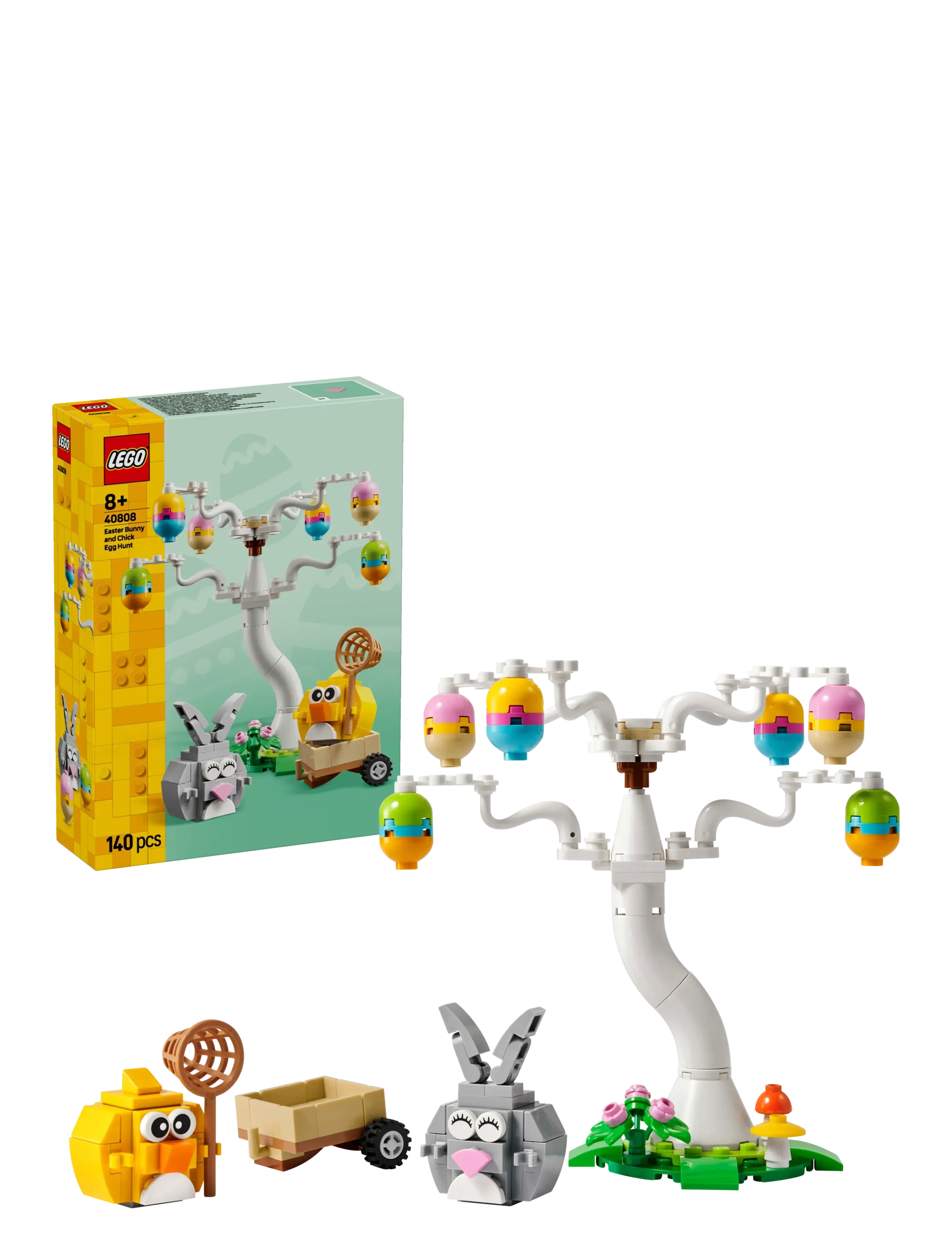 LEGO Påskehare Og Kylling På Æggejagt 40808, One Size, Yellow, Byggesæt Og -Klodser > Byggesæt, Børn