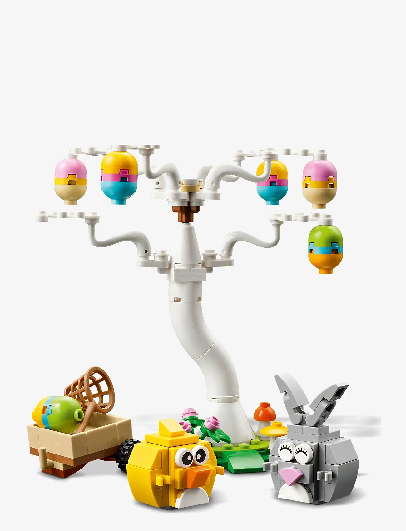 LEGO - Easter Bunny and Chick Egg Hunt Animal Toy Playset Building Kit 40808 - lego icons - multi - 5