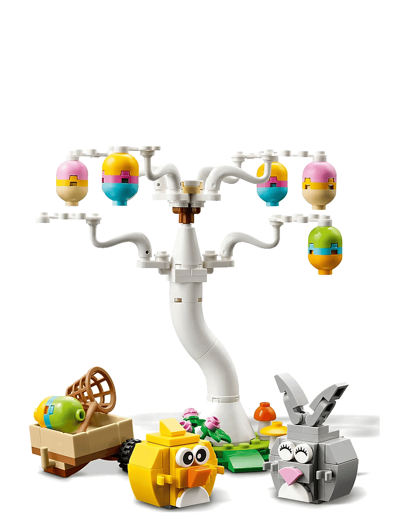 LEGO - Easter Bunny and Chick Egg Hunt Animal Toy Playset Building Kit 40808 - lego icons - multi - 5