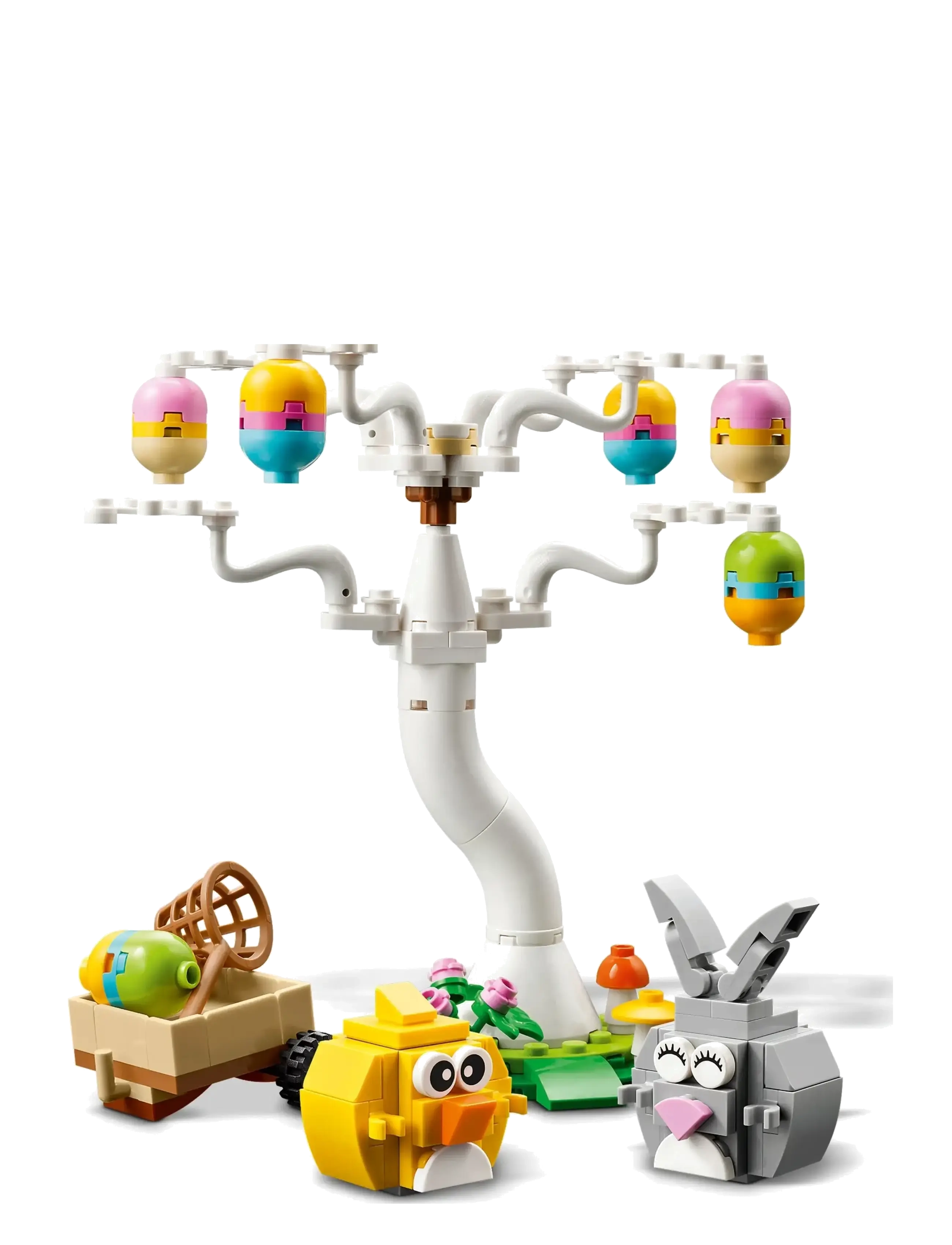 LEGO - Easter Bunny and Chick Egg Hunt Animal Toy Playset Building Kit 40808 - lego icons - multi - 5