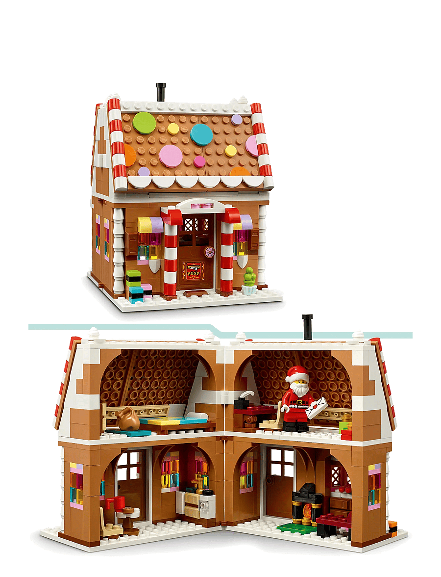 LEGO - Festive Gingerbread House Christmas Toy for Kids 40809 - lego ideas - multi - 3