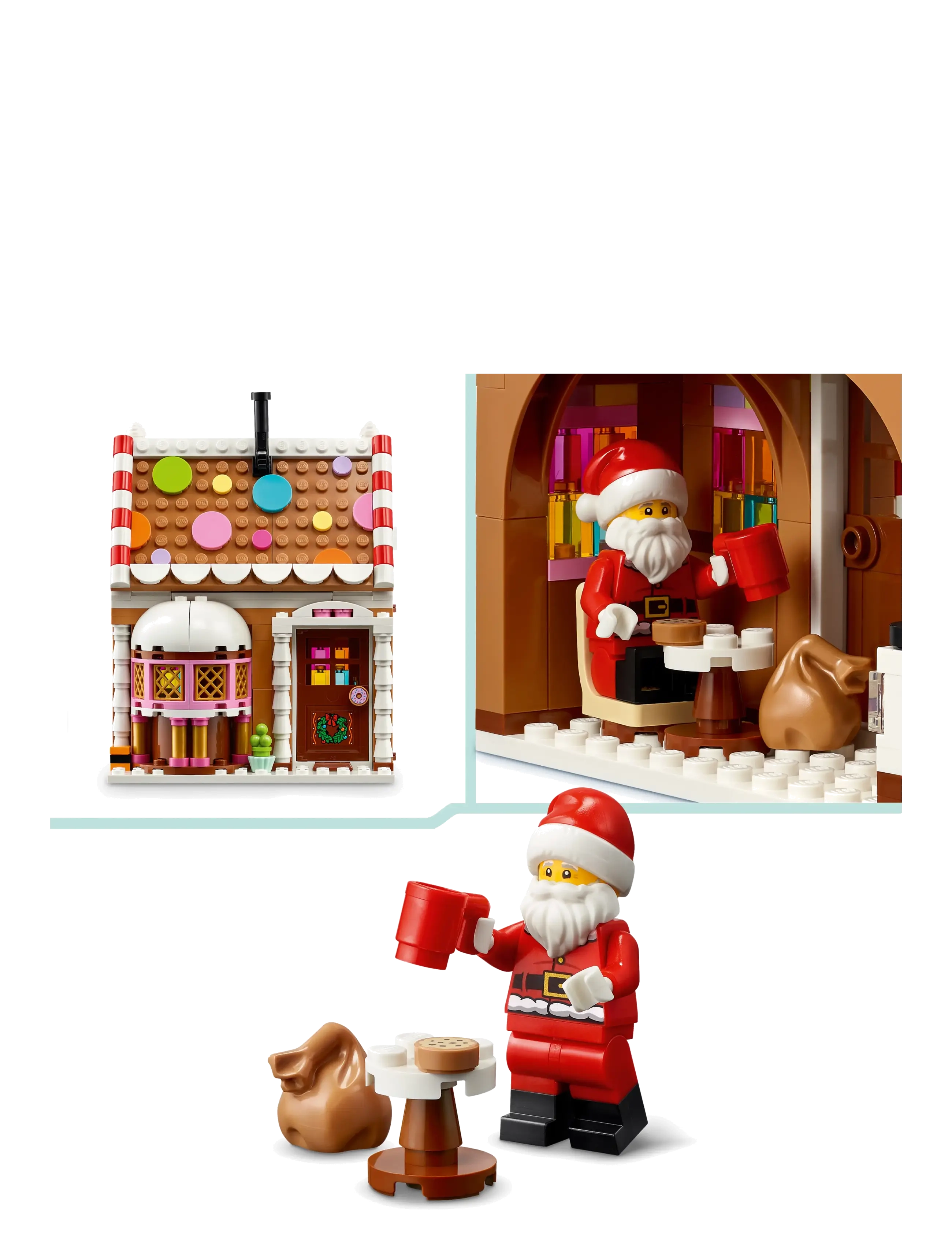 LEGO - Festive Gingerbread House Christmas Toy for Kids 40809 - lego ideas - multi - 4