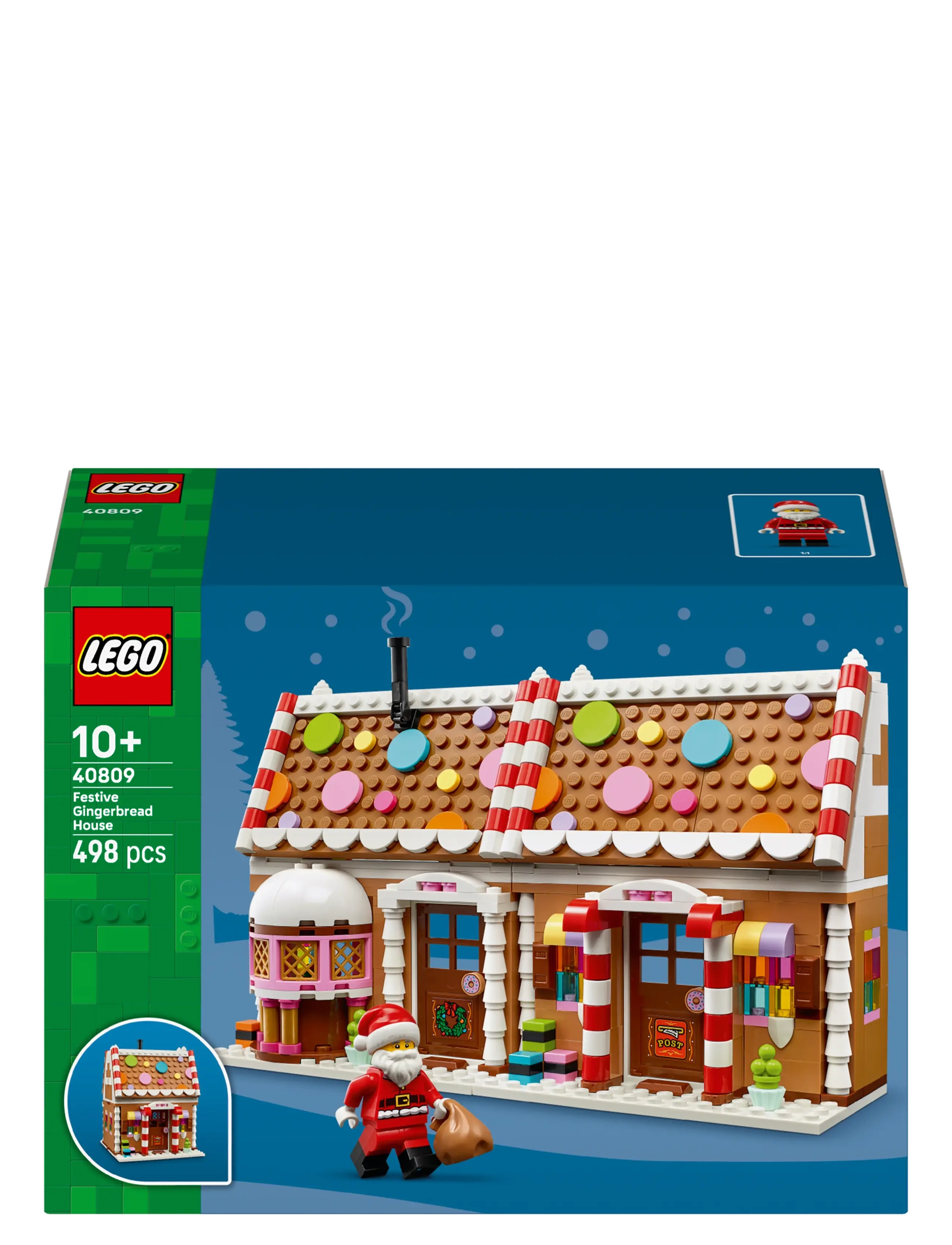 LEGO - Festive Gingerbread House Christmas Toy for Kids 40809 - lego ideas - multi - 5