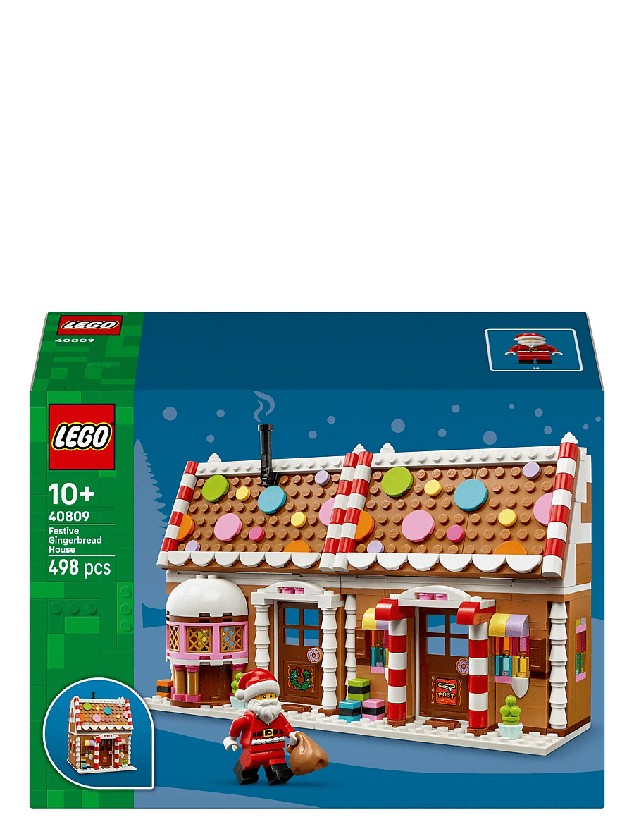 LEGO - Festive Gingerbread House Christmas Toy for Kids 40809 - lego ideas - multi - 5