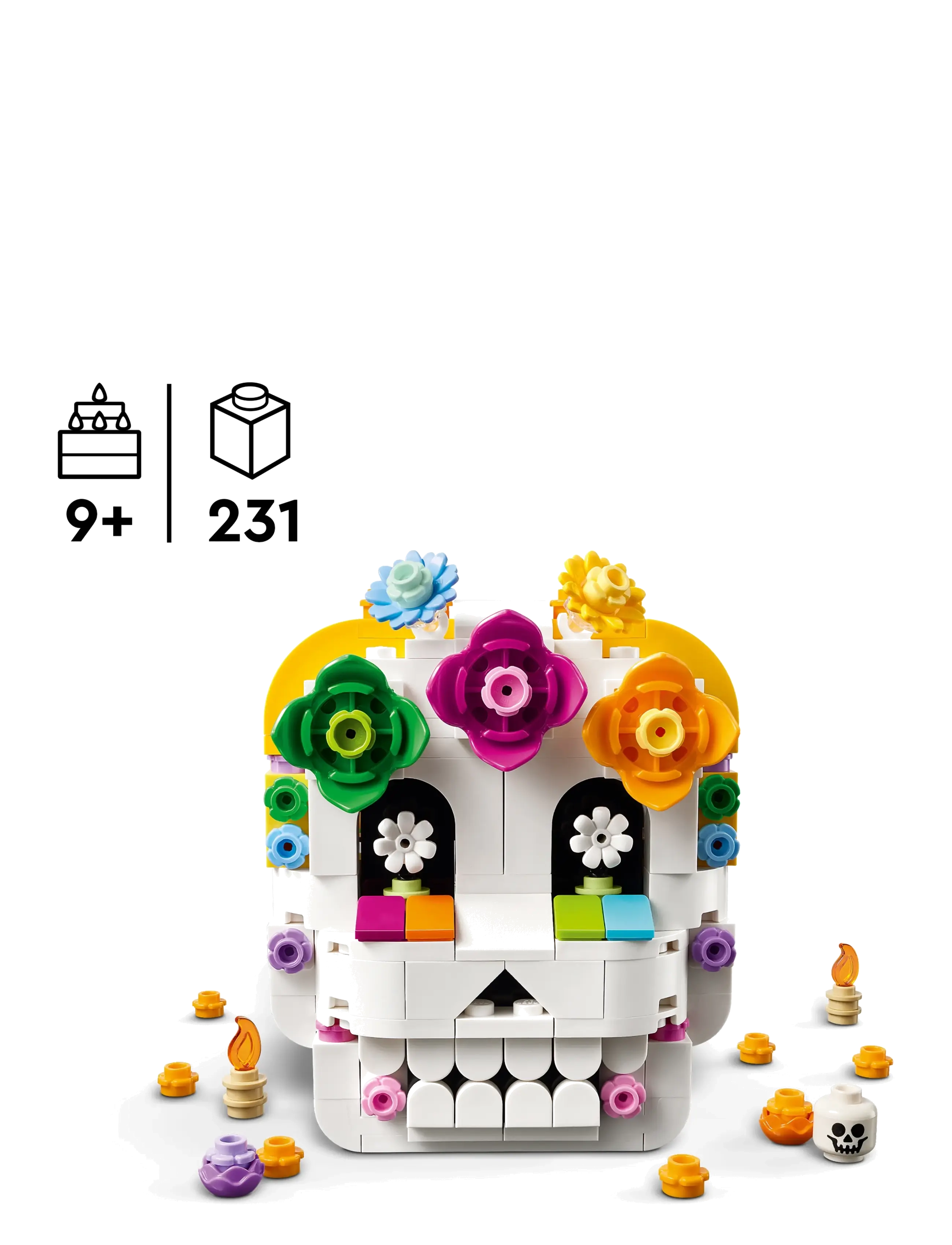 LEGO - Altar of the Dead Día De Los Muertos Skull Decor 40811 - lego classic - multi - 1