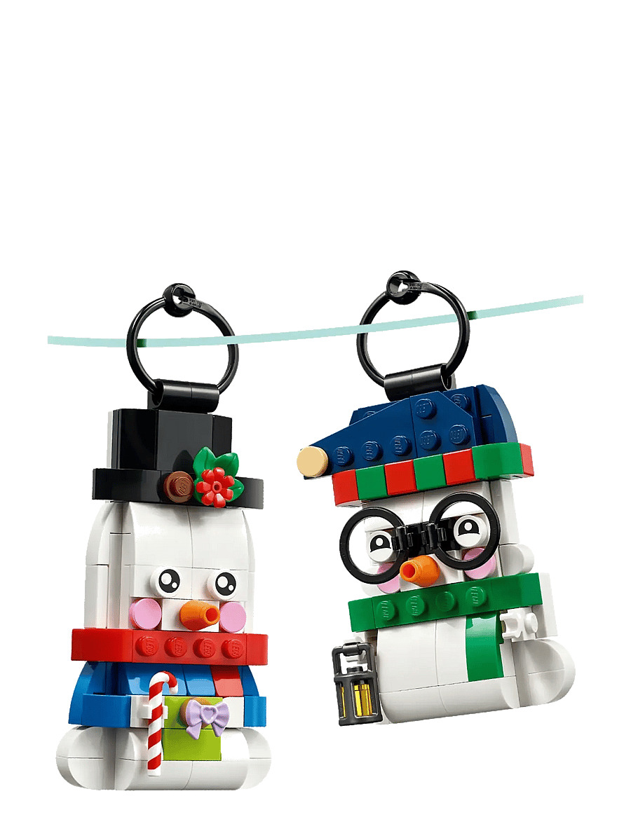 LEGO - Snowman Ornaments Christmas Decor Holiday Decorations 40812 - lego ideas - multi - 4