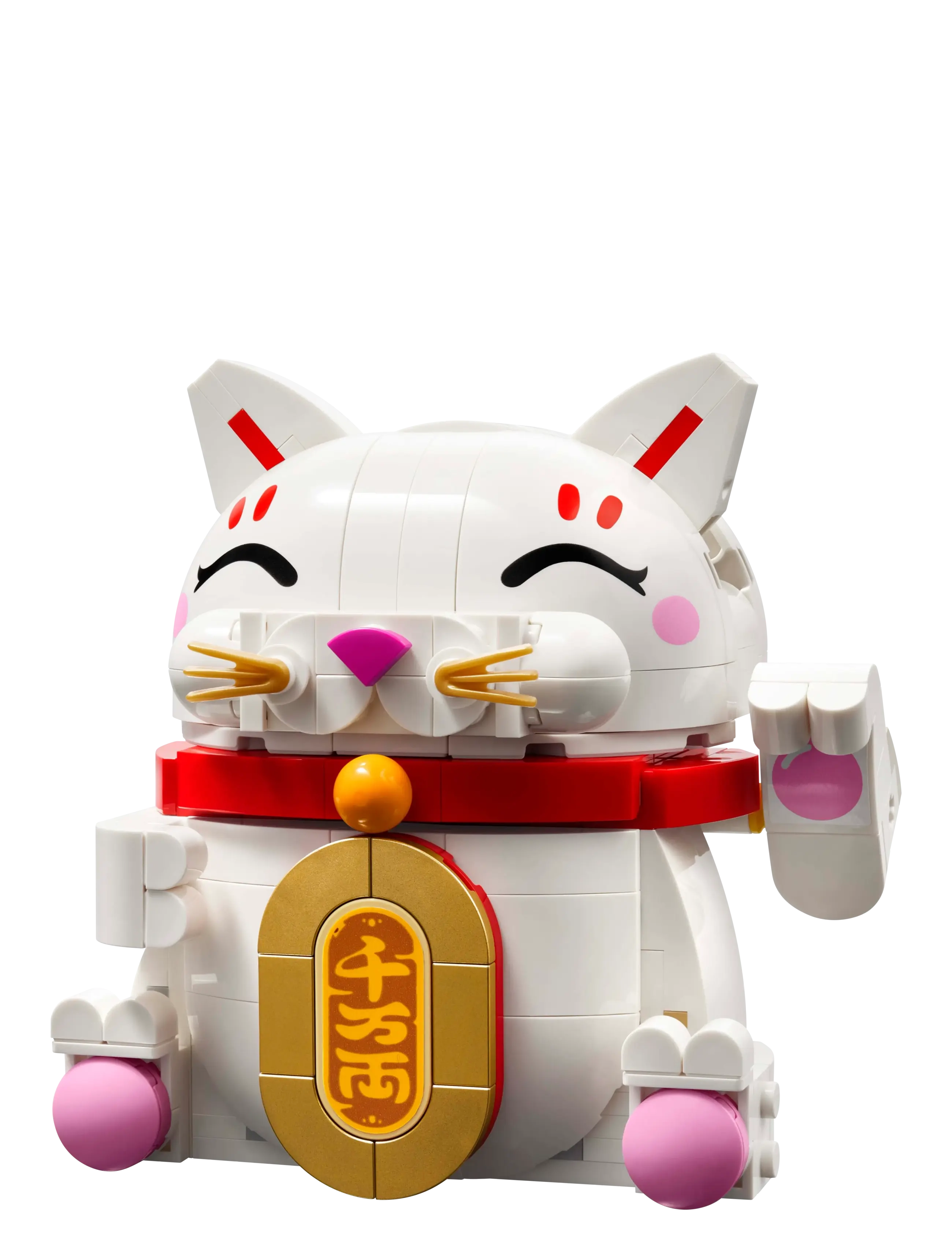 LEGO - Lucky Cat Good Luck Decor Piece Building Kit 40813 - lego icons - multi - 2