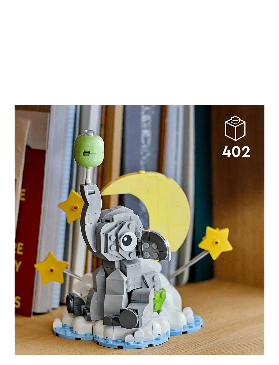 LEGO - Baby Elephant in the Sky Display Gift for New Parents 40814 - lego classic - multi - 1