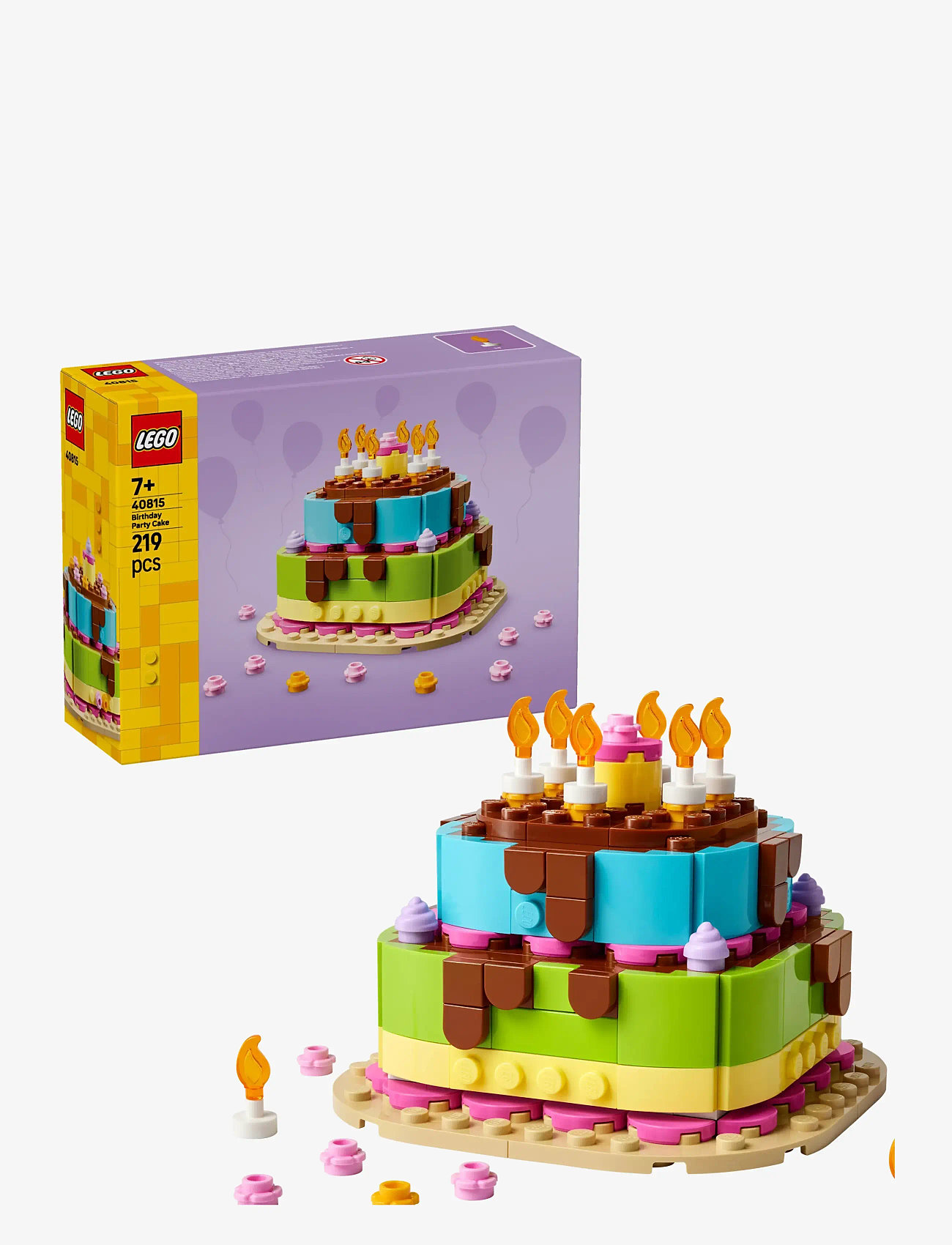 LEGO - Birthday Party Cake with Decorations, Fun Gift Set, Table Decor 40815 - multi - 0