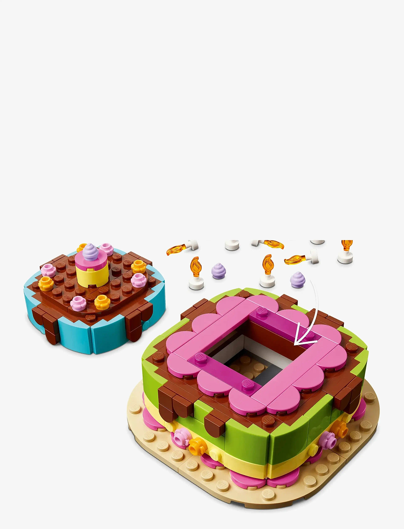 LEGO - Birthday Party Cake with Decorations, Fun Gift Set, Table Decor 40815 - multi - 4