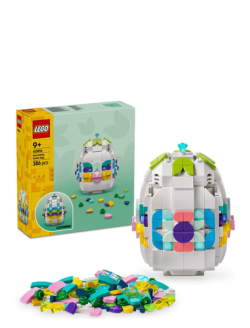 LEGO - Decorative Easter Egg Toy Building Kit Gift for Spring 40816 - lego icons - multi - 0