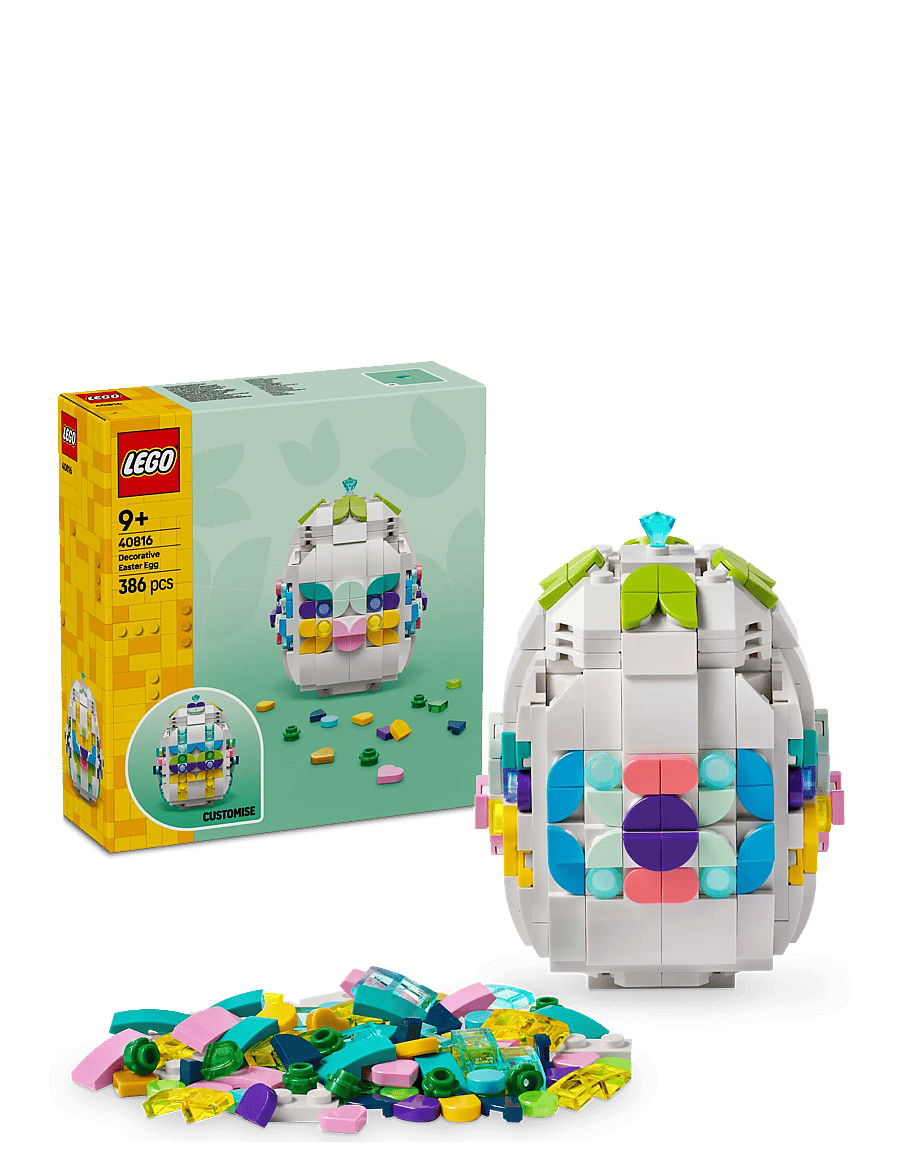 LEGO - Decorative Easter Egg Toy Building Kit Gift for Spring 40816 - lego icons - multi - 0