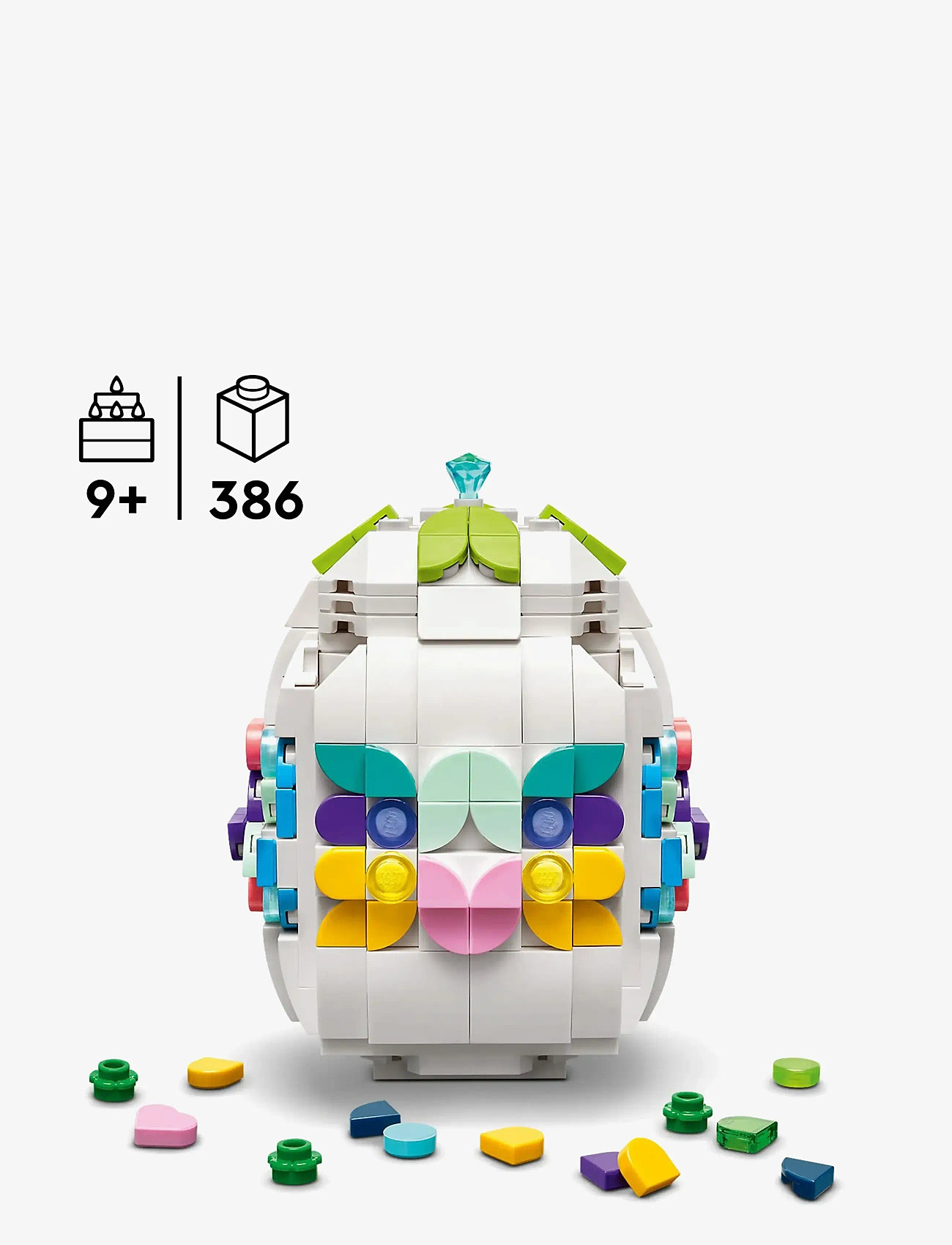 LEGO - Dekorativt påskeæg 40816 - lego icons - multi - 1