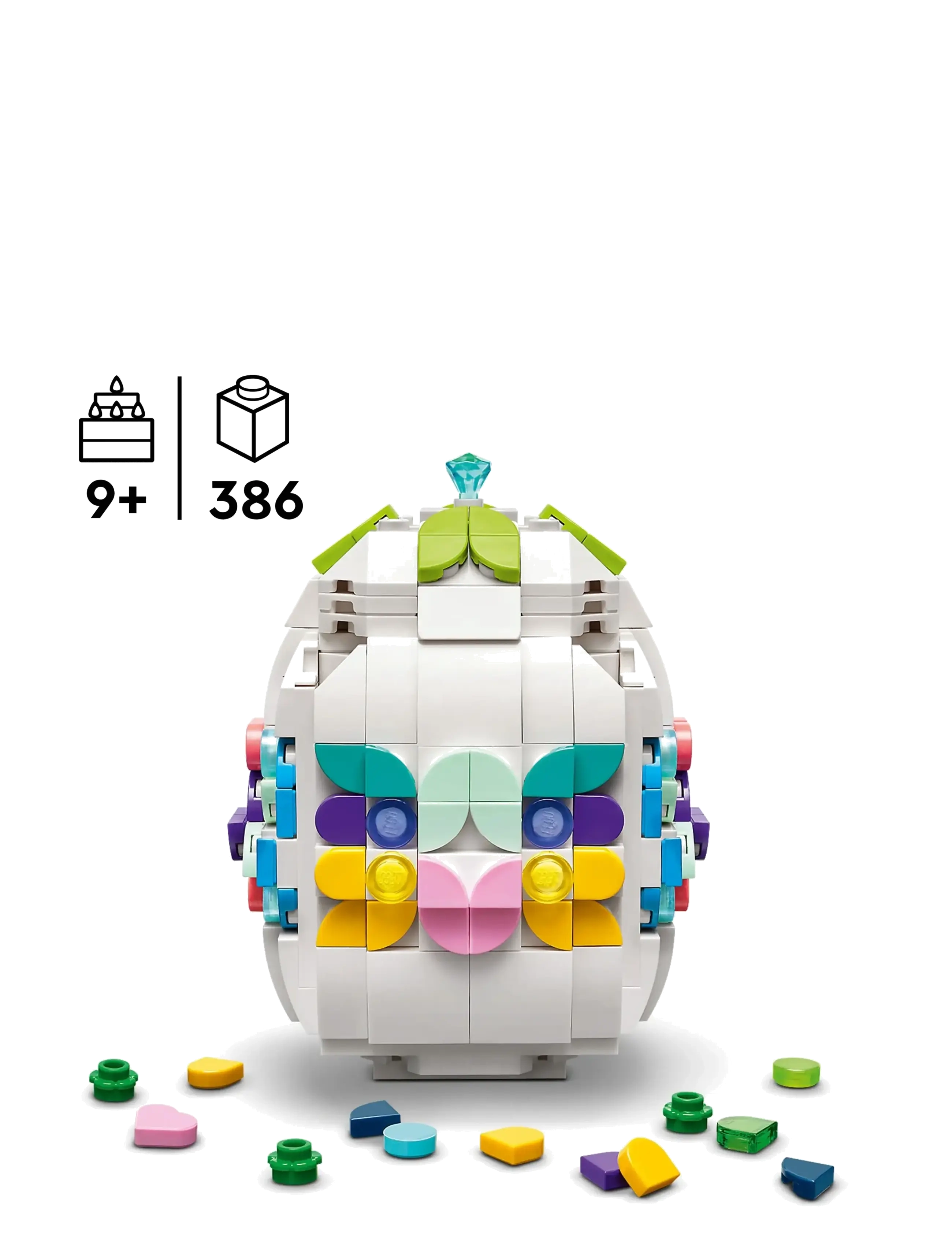 LEGO - Dekorativt påskägg 40816 - lego icons - multi - 1