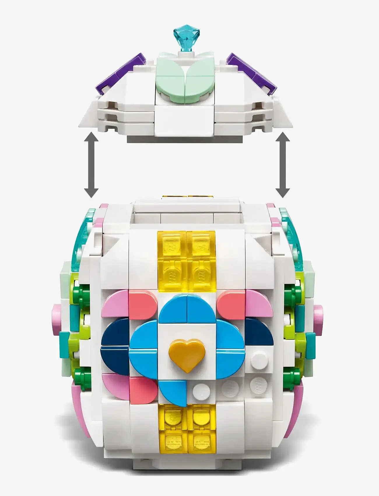 LEGO - Dekorativt påskeæg 40816 - lego icons - multi - 5