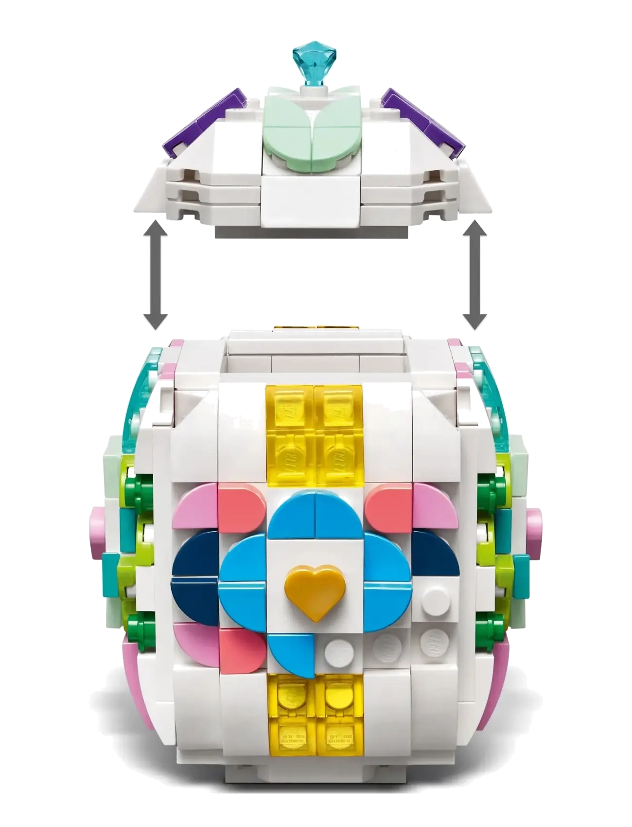 LEGO - Dekorativt påskägg 40816 - lego icons - multi - 5