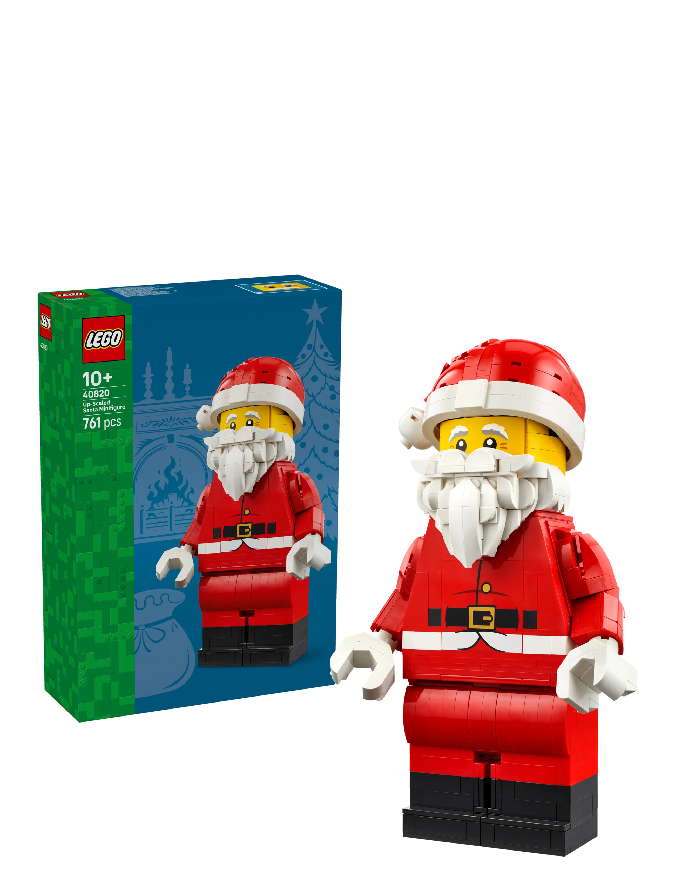 LEGO Up-Scaled Santa Minifigure Christmas Toy Decoration 40820 - Neuheiten - MULTI / red