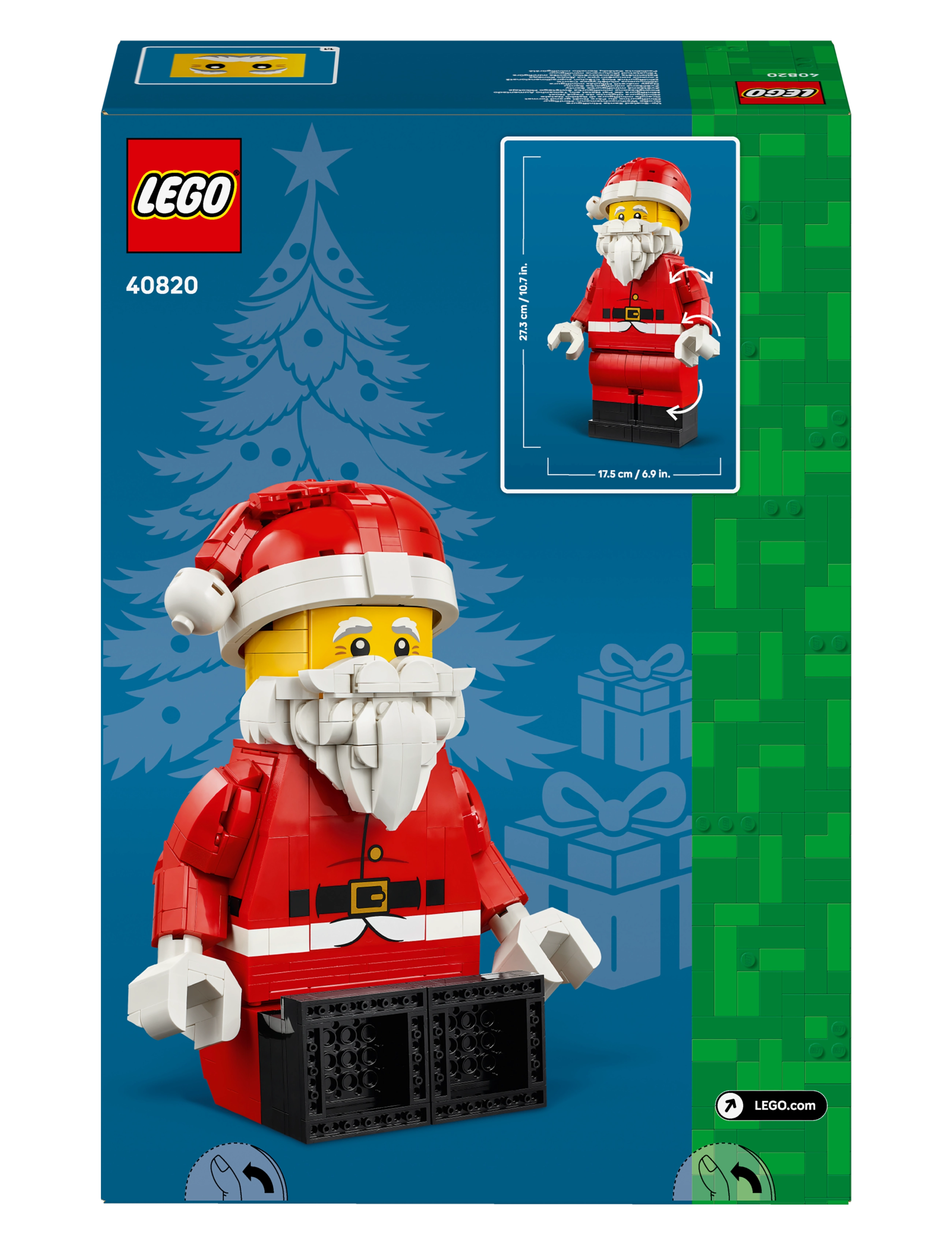 LEGO - Up-Scaled Santa Minifigure Christmas Toy Decoration 40820 - lego ideas - multi - 4