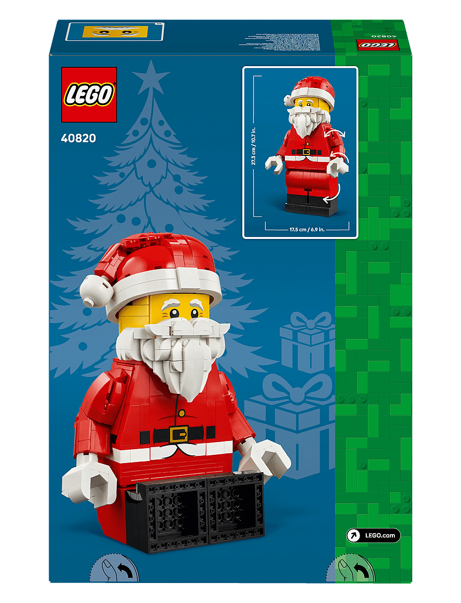 LEGO - Up-Scaled Santa Minifigure Christmas Toy Decoration 40820 - lego ideas - multi - 4