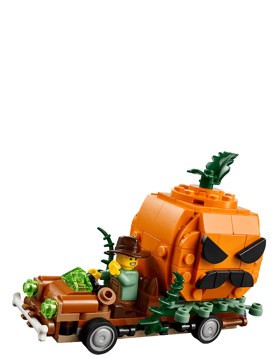 LEGO - Jack-O’-Lantern Pickup Truck Halloween Craft Toy Set 40822 - lkw - multi - 2