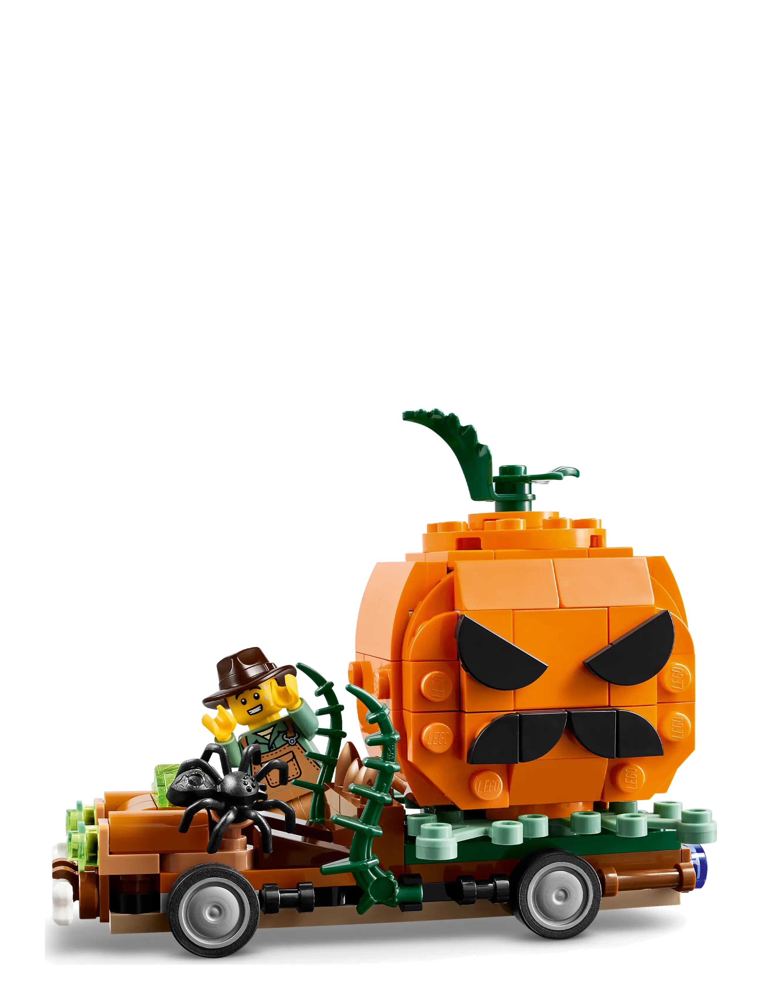 LEGO - Jack-O’-Lantern Pickup Truck Halloween Craft Toy Set 40822 - lkw - multi - 3