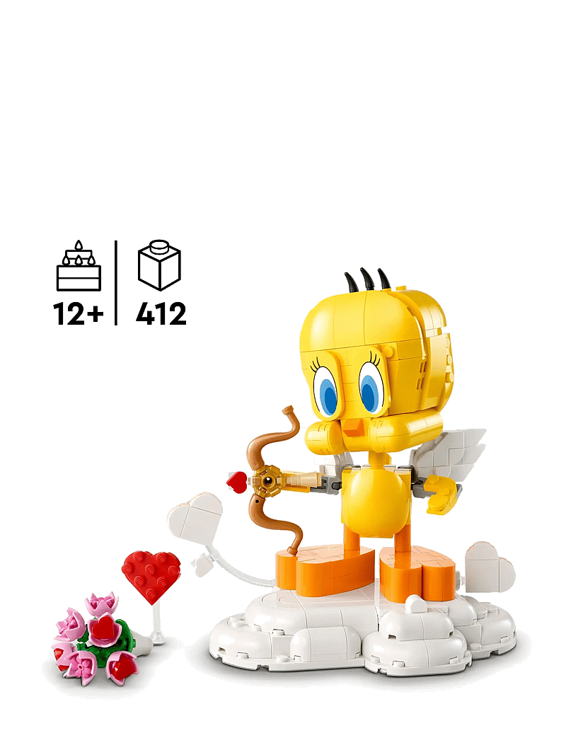 LEGO - Looney Sweetheart Tweety Bird Figure Display Building Kit 40824 - lego icons - multi - 1