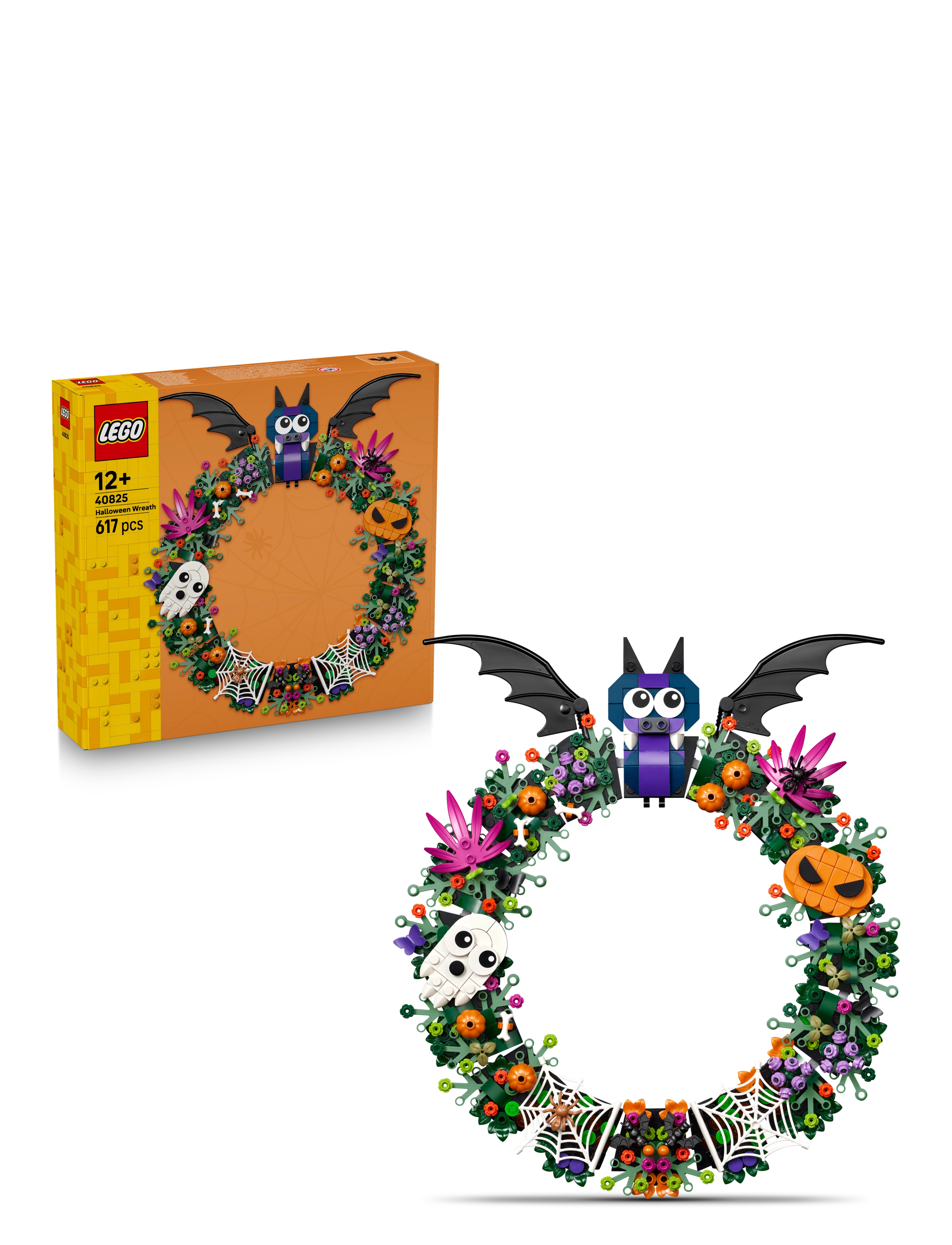 LEGO Halloween-Krans 40825, One Size, Lego Spielzeug, Mehrfarbig/gemustert - classic, Kinder