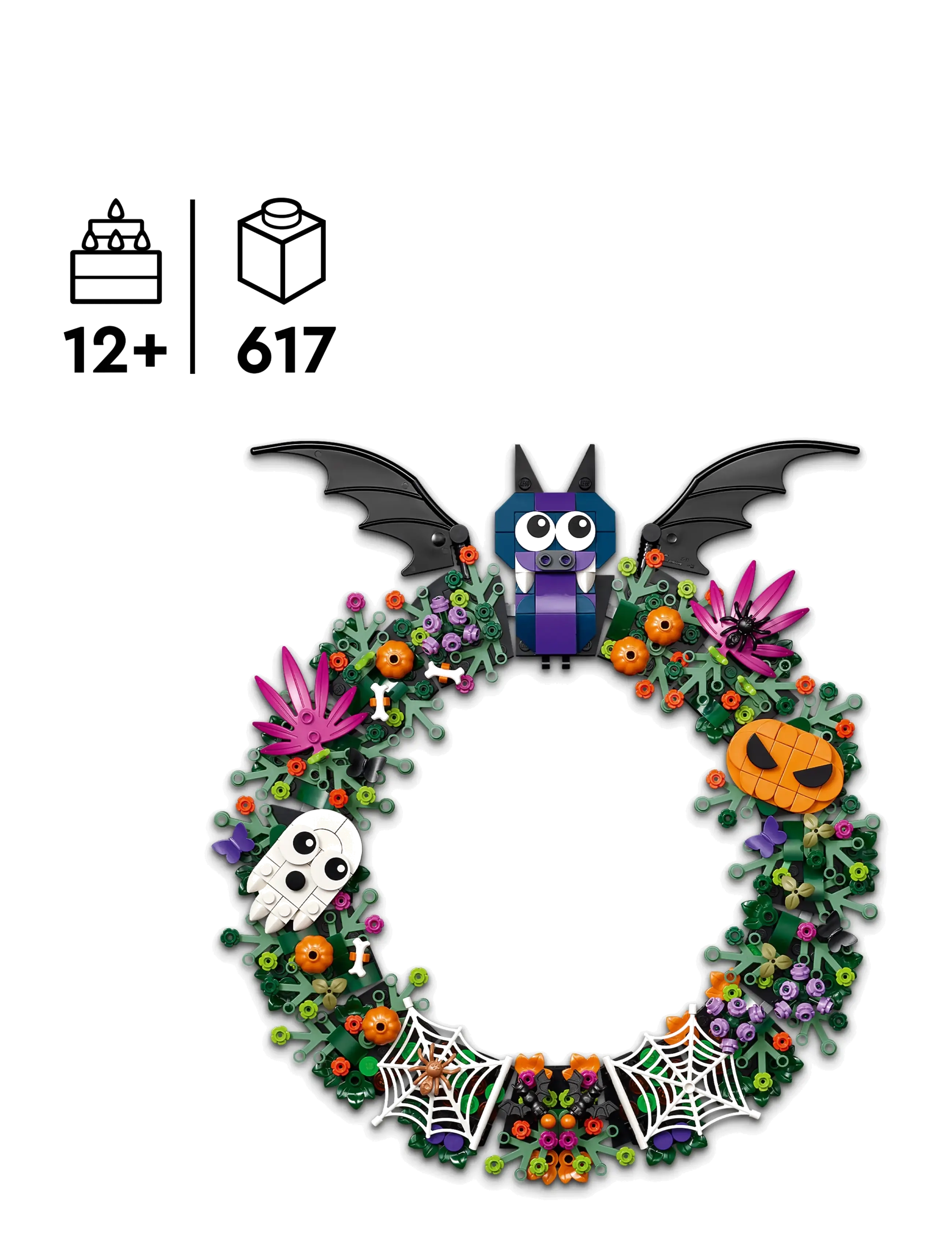 LEGO - Halloween Wreath Decoration for Home 40825 - lego classic - multi - 1
