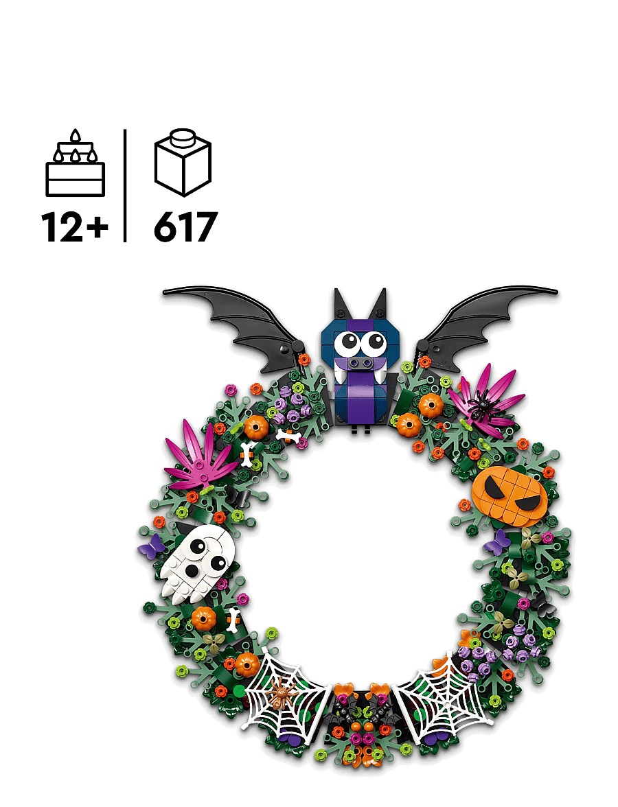 LEGO - Halloween Wreath Decoration for Home 40825 - lego classic - multi - 1